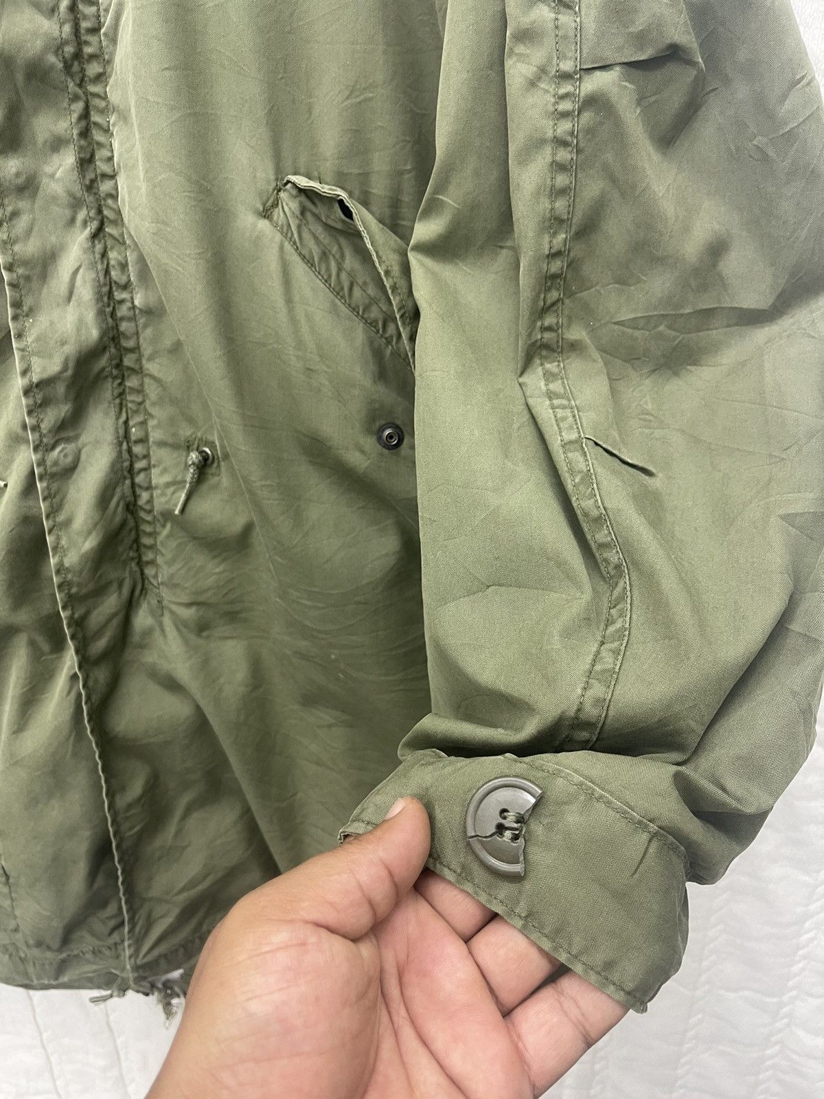 Vintage GILBRATA INDUSTRIES GARMENT MILITARY PARKA Size US S / EU 44-46 / 1 - 7 Thumbnail