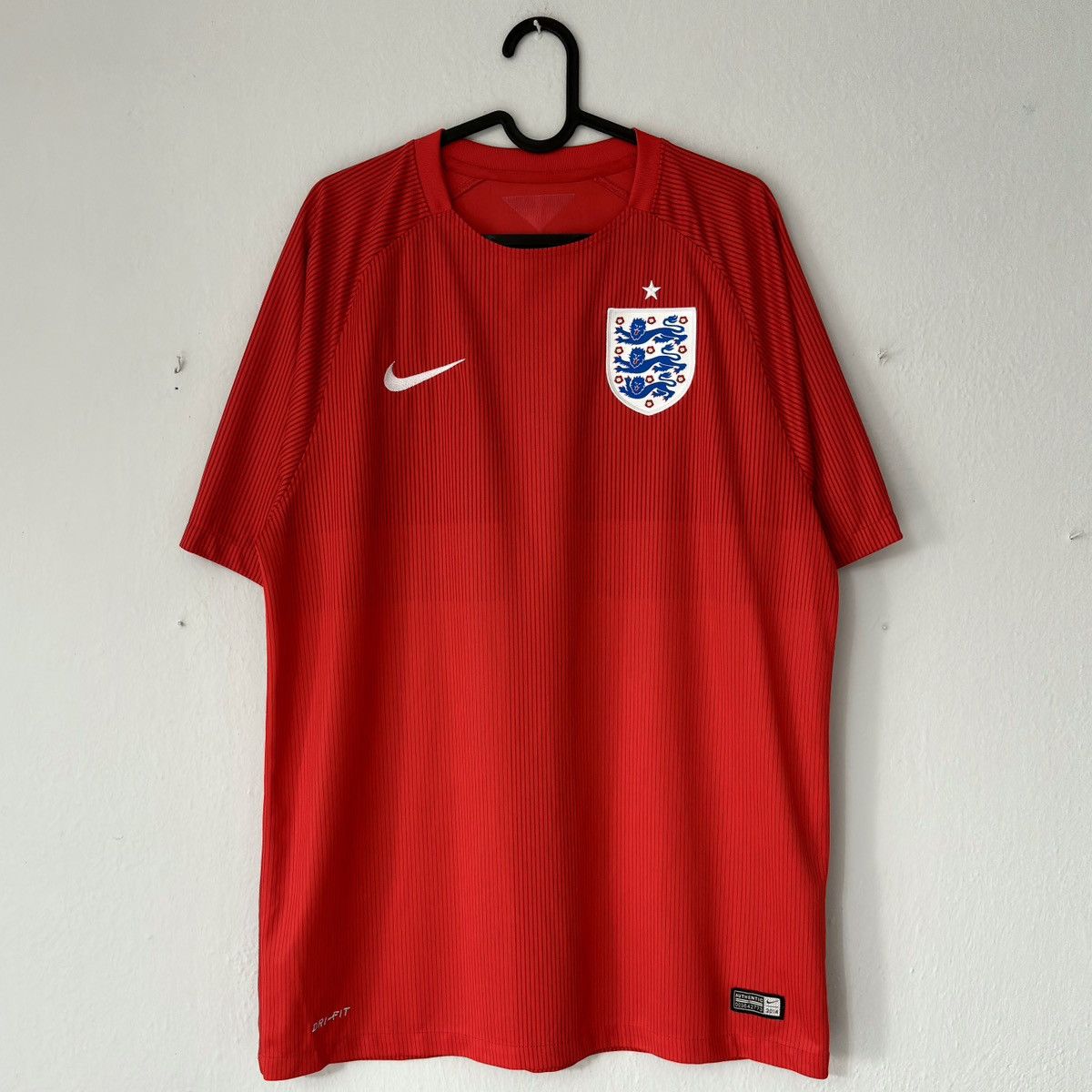 Nike 2014 2016 England National Team Nike Away Kit Soccer Jersey Size US XXL / EU 58 / 5 - 3 Thumbnail