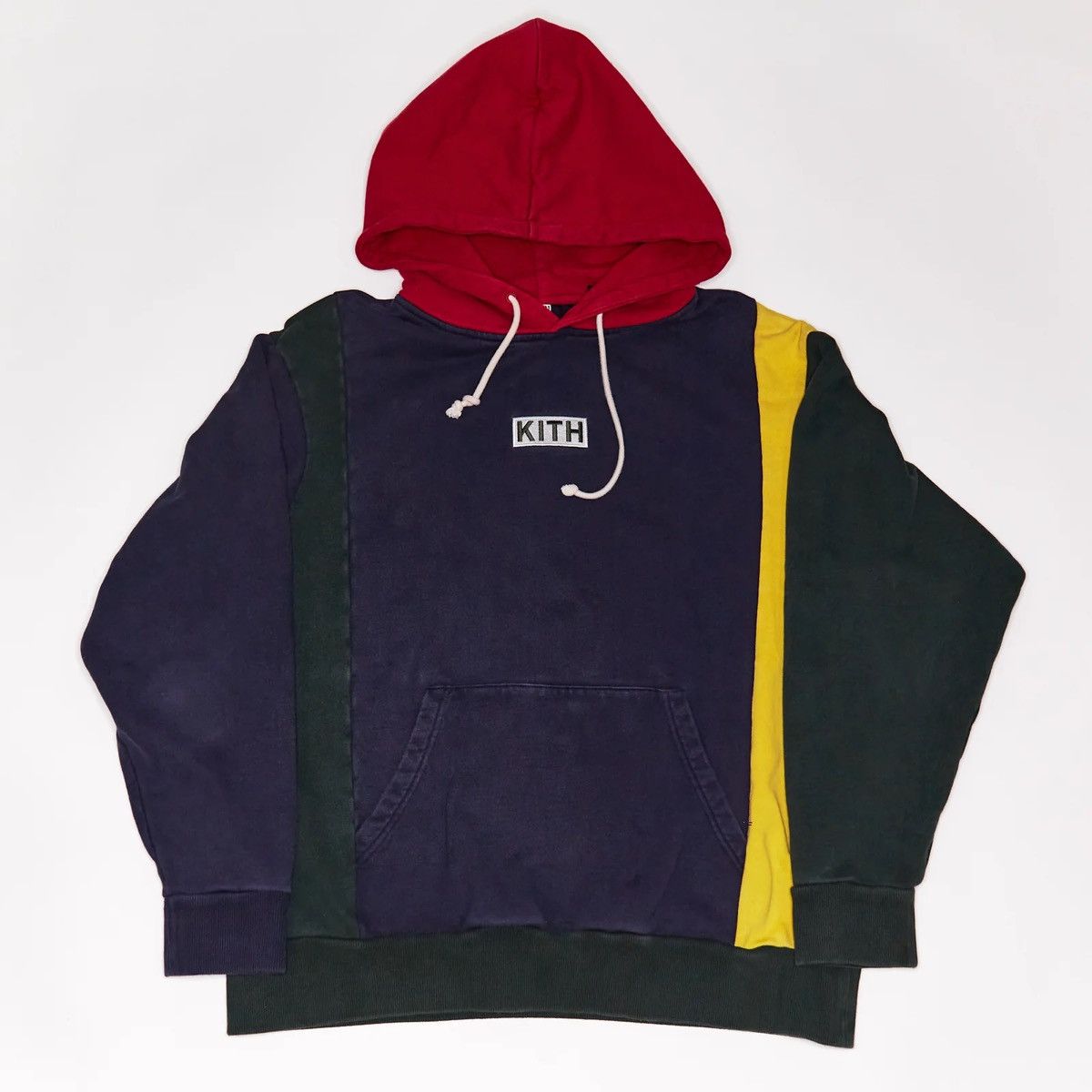 Kith KITH COLORBLOCKED RUGBY HOODIE Size US XL / EU 56 / 4 - 1 Thumbnail