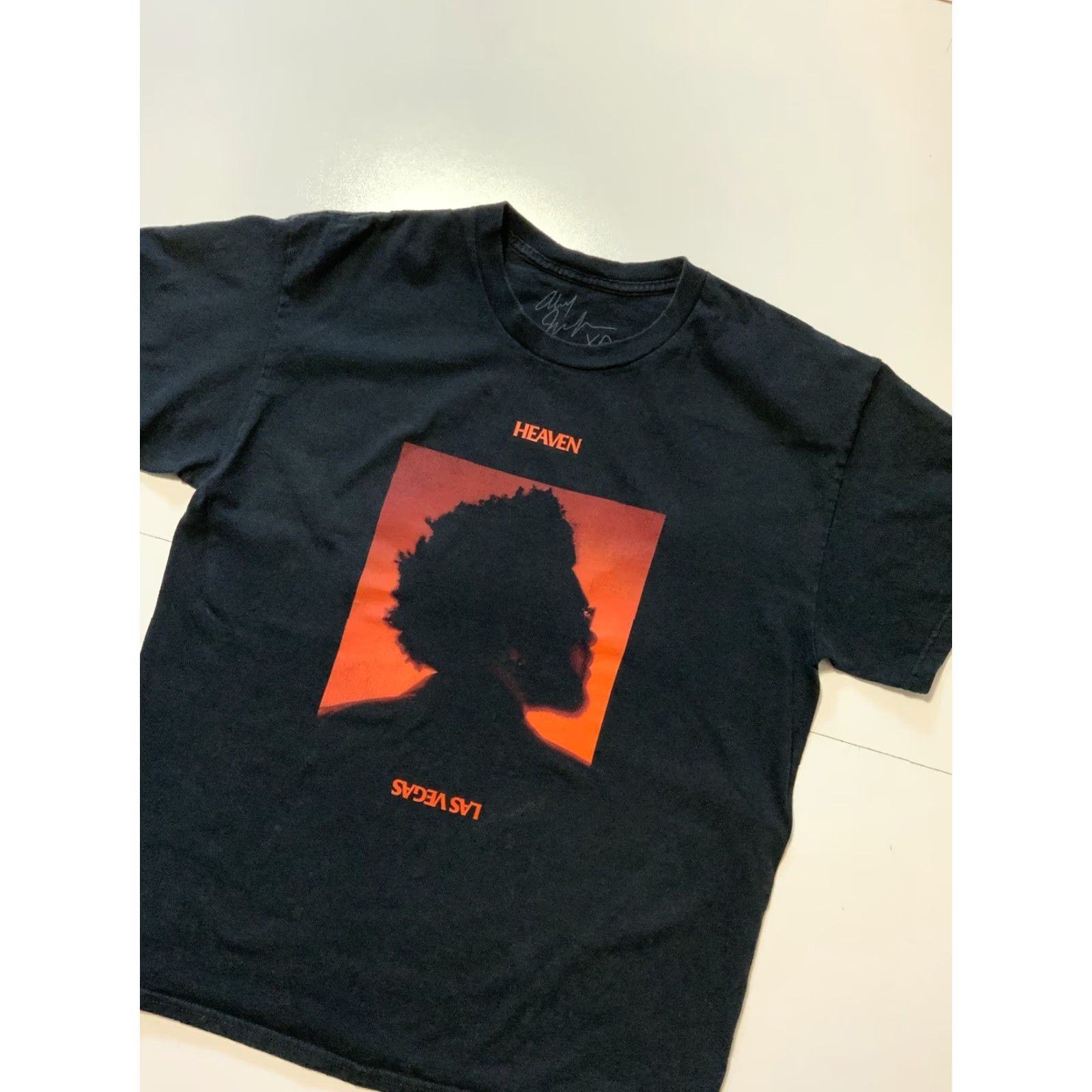Vintage The Weeknd XO Heaven Or Las Vegas T-Shirt Sz. L Black Mens Graphic Official Merch Size US L / EU 52-54 / 3 - 3 Thumbnail