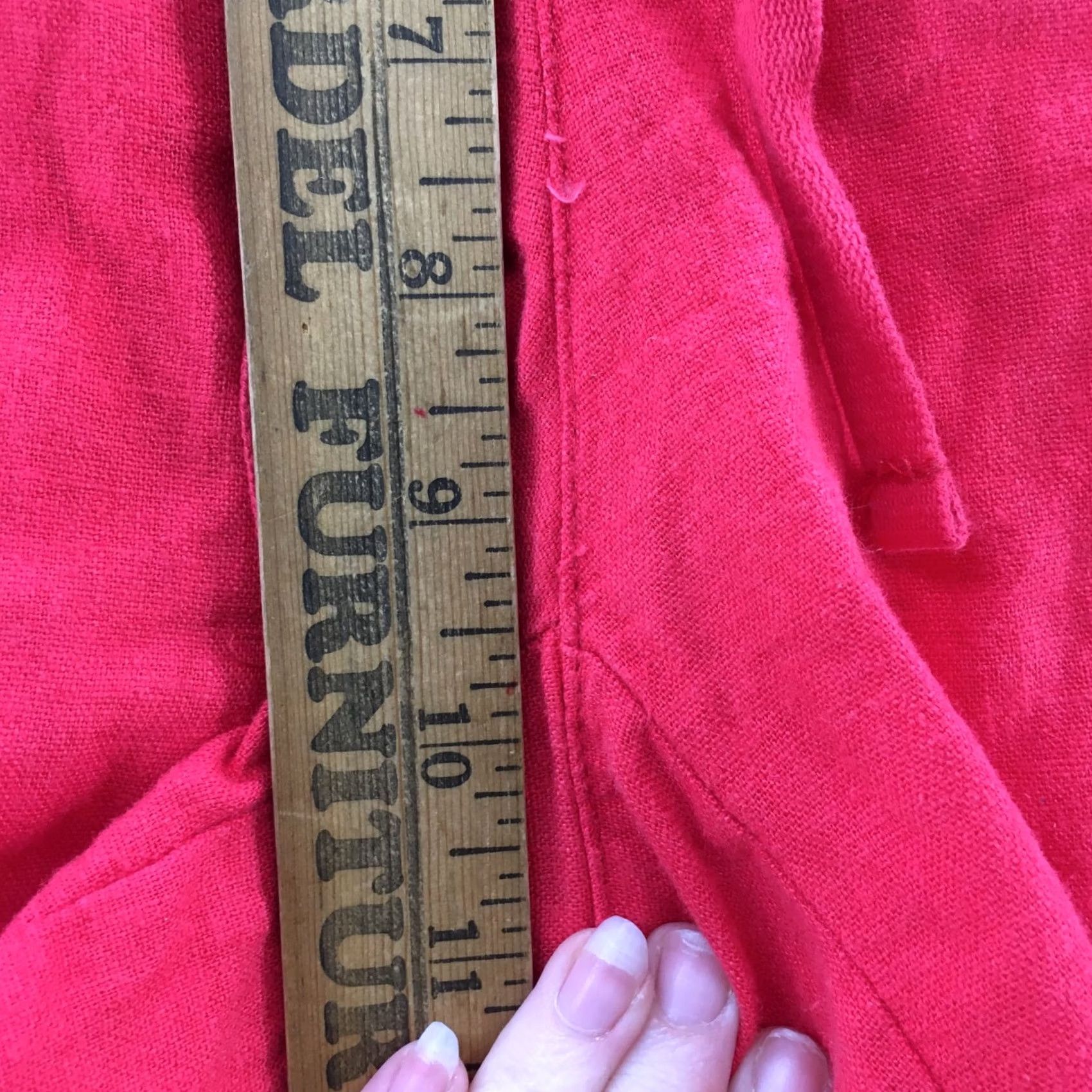 Nautica Nautica Utility Shorts Womens Medium Red Mid Rise Drawstring NEW Size 32" / US 10 / IT 46 - 7 Thumbnail