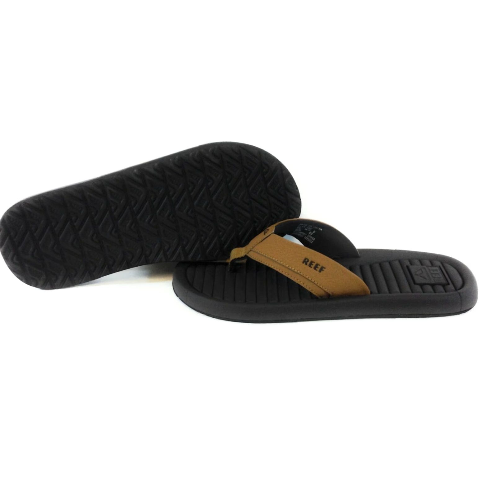 Reef Sport Sandals Mens Brown Tobacco 2YGB Slip One Flip Flops Sandals US Size 8 Mens Width M