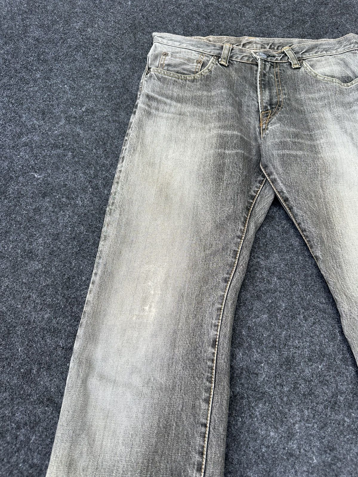 Japanese Brand Vintage Acoustic Japan Selvedge Faded Denim 30x30 D39 Size US 30 / EU 46 - 3 Thumbnail