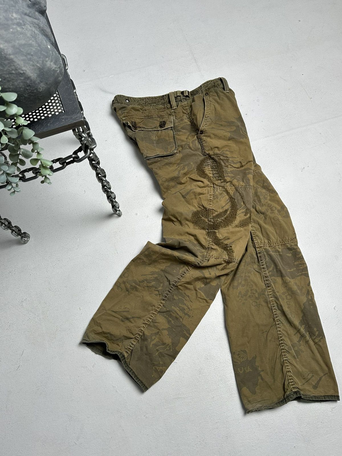 Affliction × If Six Was Nine × Japanese Brand Vintage japanese pants Zbrand style snack logo Size US 36 / EU 52 - 1 Thumbnail