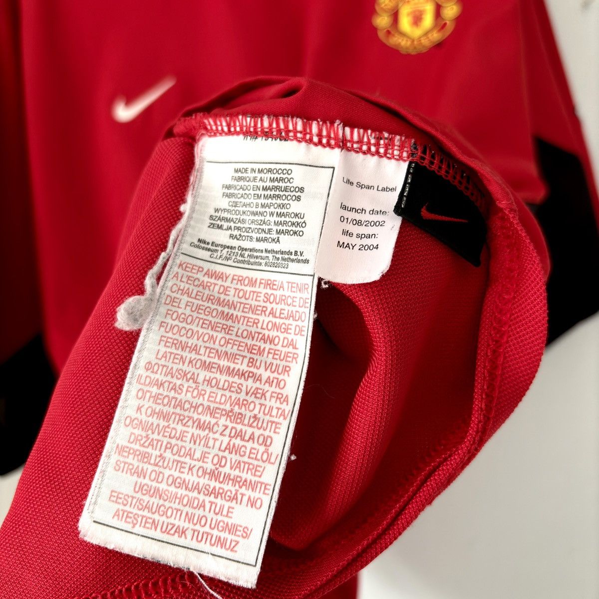 Nike × Vintage 2003 2004 Manchester Ronaldo Vintage Nike Home Soccer Jersey Size US XXL / EU 58 / 5 - 6 Thumbnail