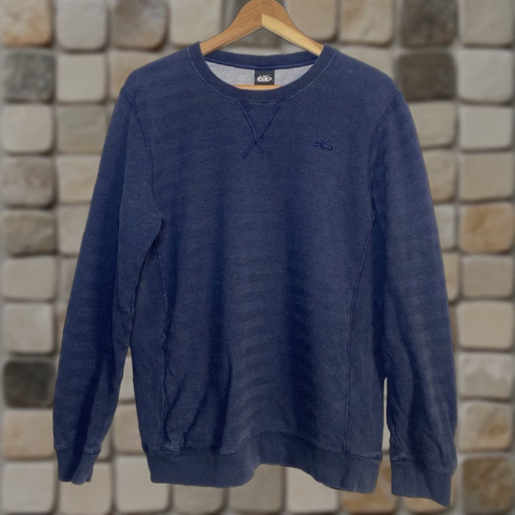 Nike VINTAGE Nike Men's Crewneck Sweatshirt Striped Sz S Blue Logo City Vintage 6.0 Pullover Size US S / EU 44-46 / 1 - 1 Thumbnail
