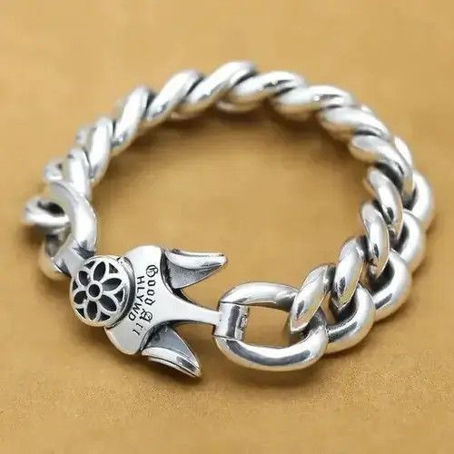 Other 20 cm Length Blossom Cuban Chain bracelet Size ONE SIZE - 1 Thumbnail