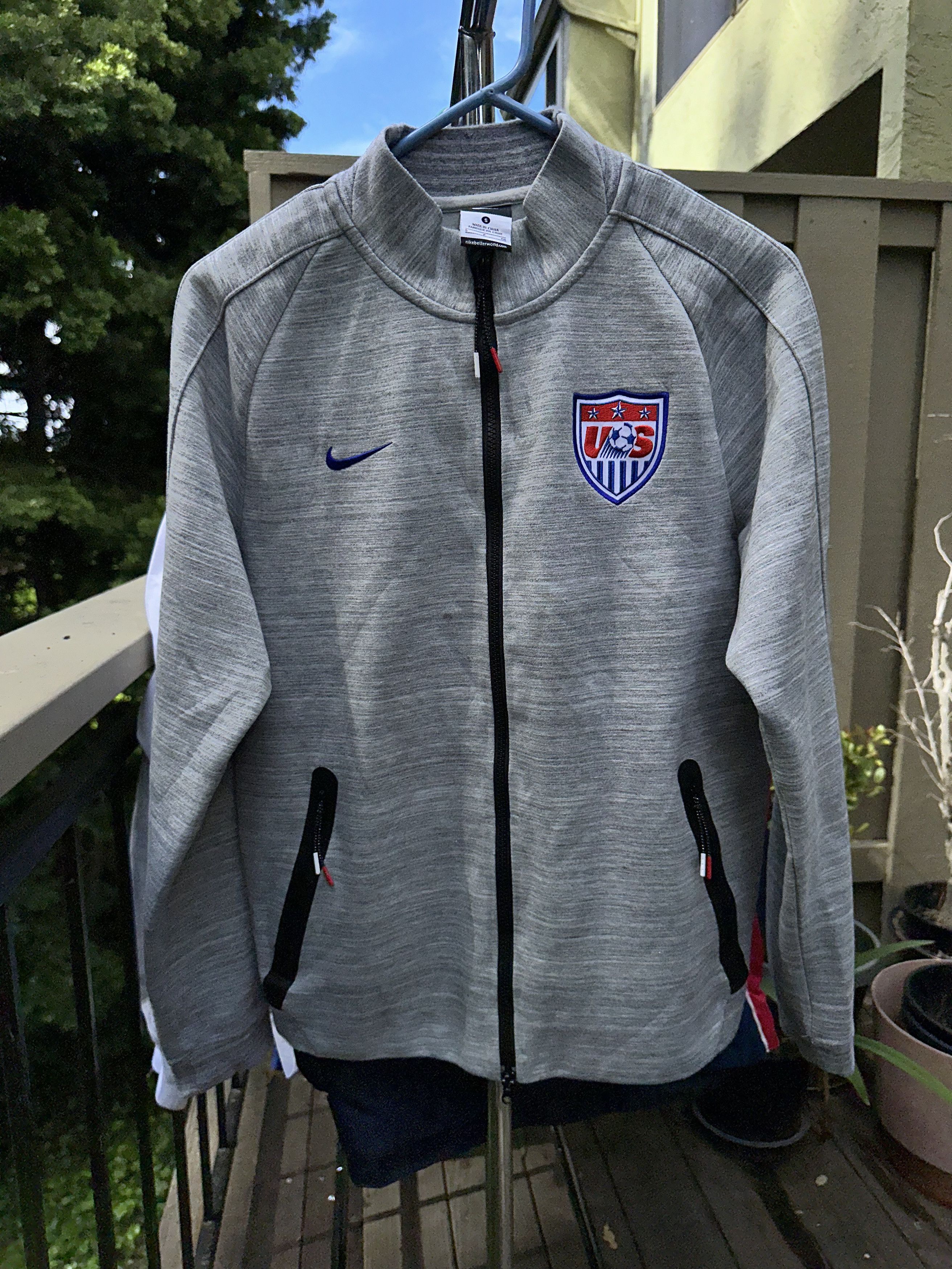Nike Nike Tech Fleece USMNT USA Soccer Full-Zip Sweatshirt Jacket Size US S / EU 44-46 / 1 - 2 Thumbnail