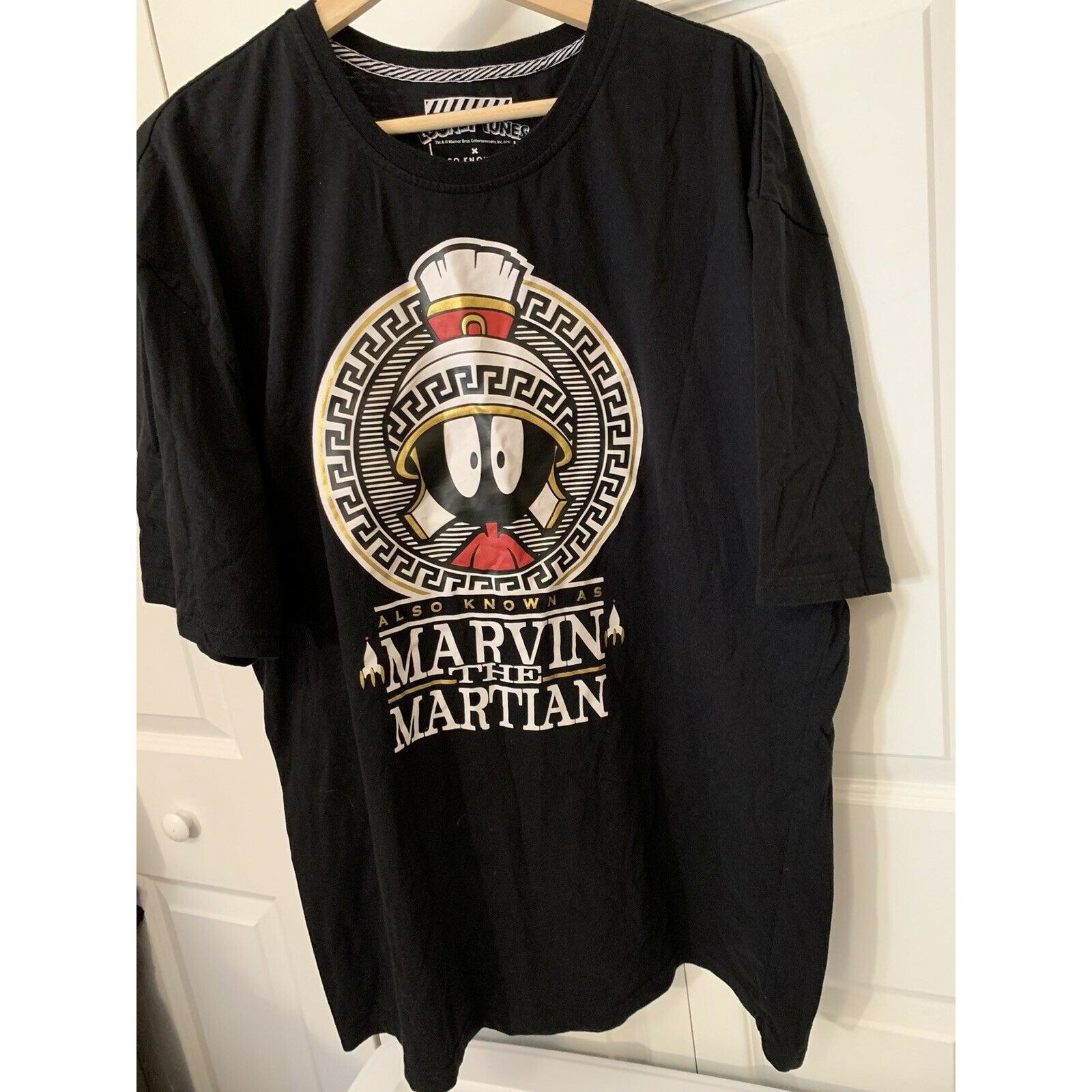 Other Looney Tunes Marvin The Martian Men’s Sz 3XL Black Graphic T Size US XXL / EU 58 / 5 - 3 Thumbnail