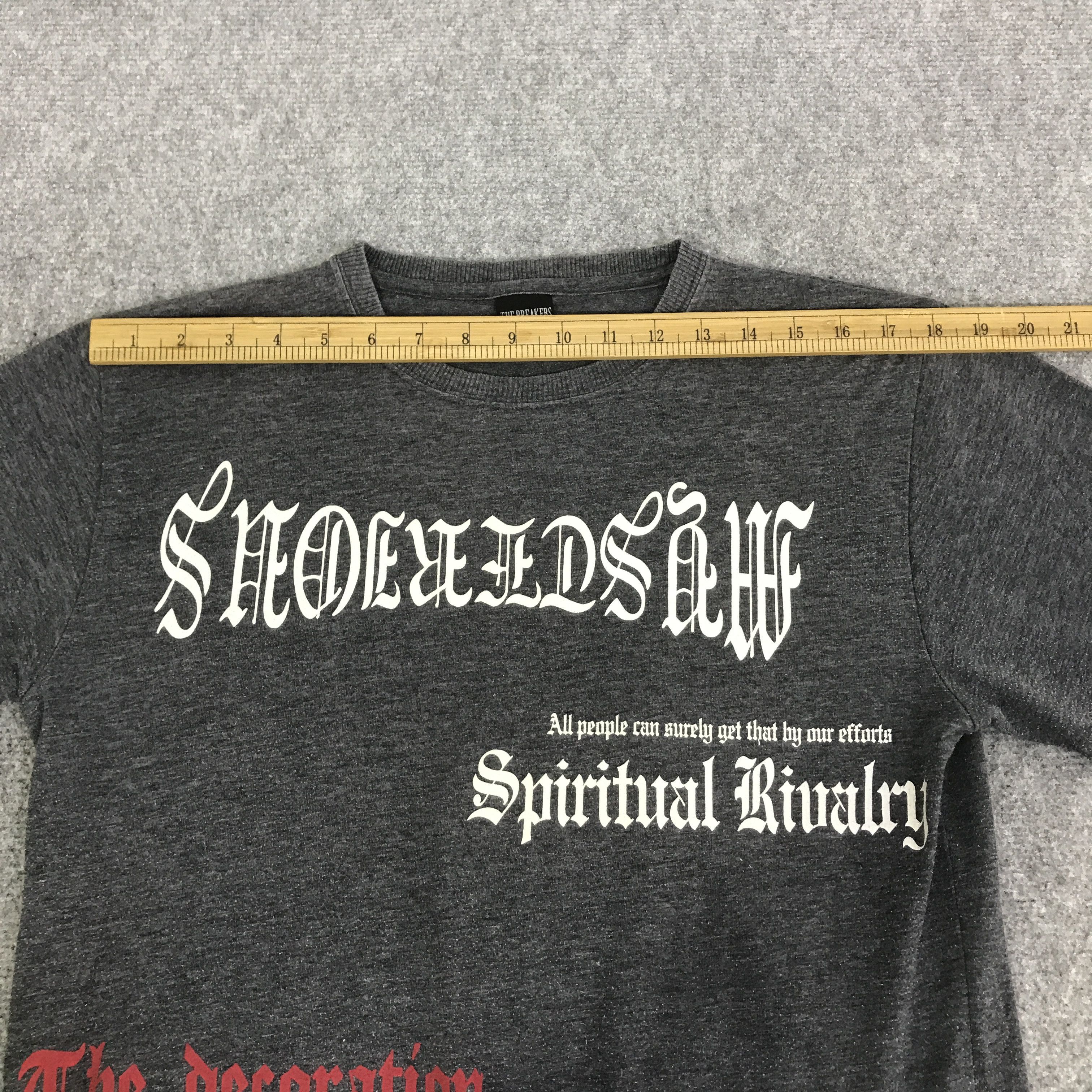Japanese Brand punk style the destiny long sleeve t-shirt K93B17 Size US L / EU 52-54 / 3 - 6 Thumbnail