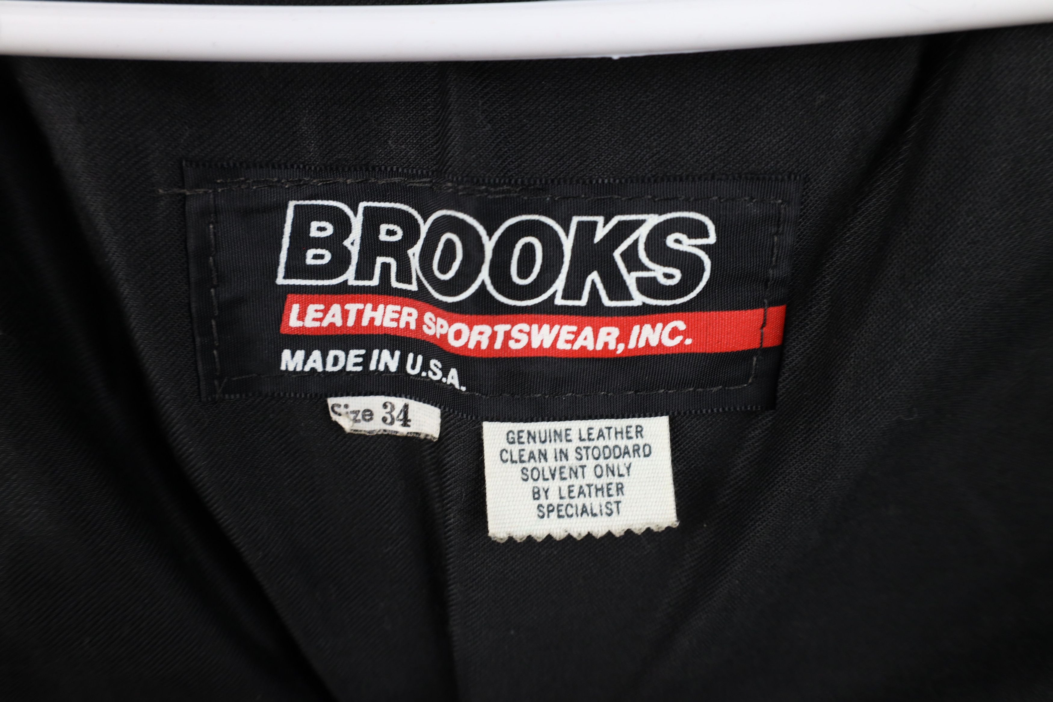 Vintage Vintage 60s Brooks Leather Cafe Racer Bomber Jacket USA Size US M / EU 48-50 / 2 - 10 Thumbnail