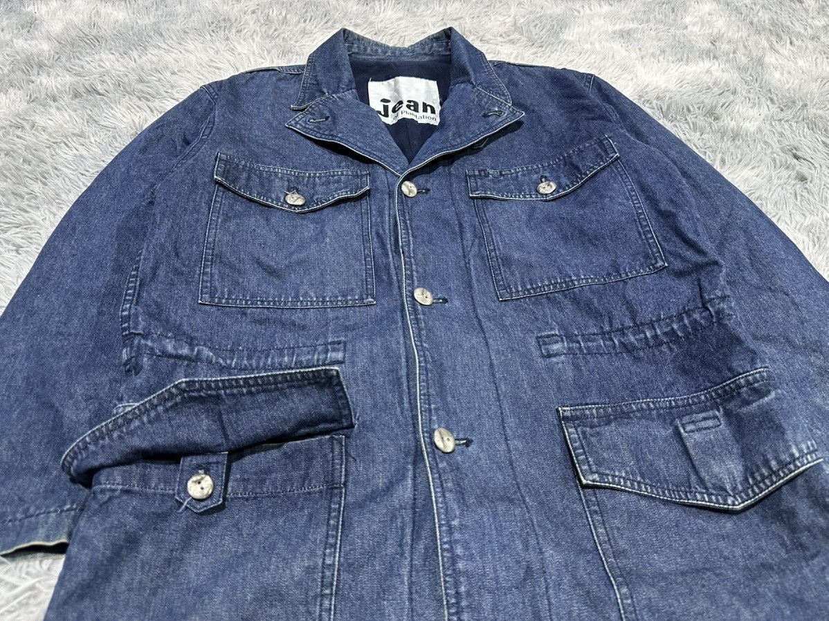 Issey Miyake 🔥Archived 80s Jean Of Plantation Issey Miyake Denim Jacket Size US XL / EU 56 / 4 - 6 Thumbnail