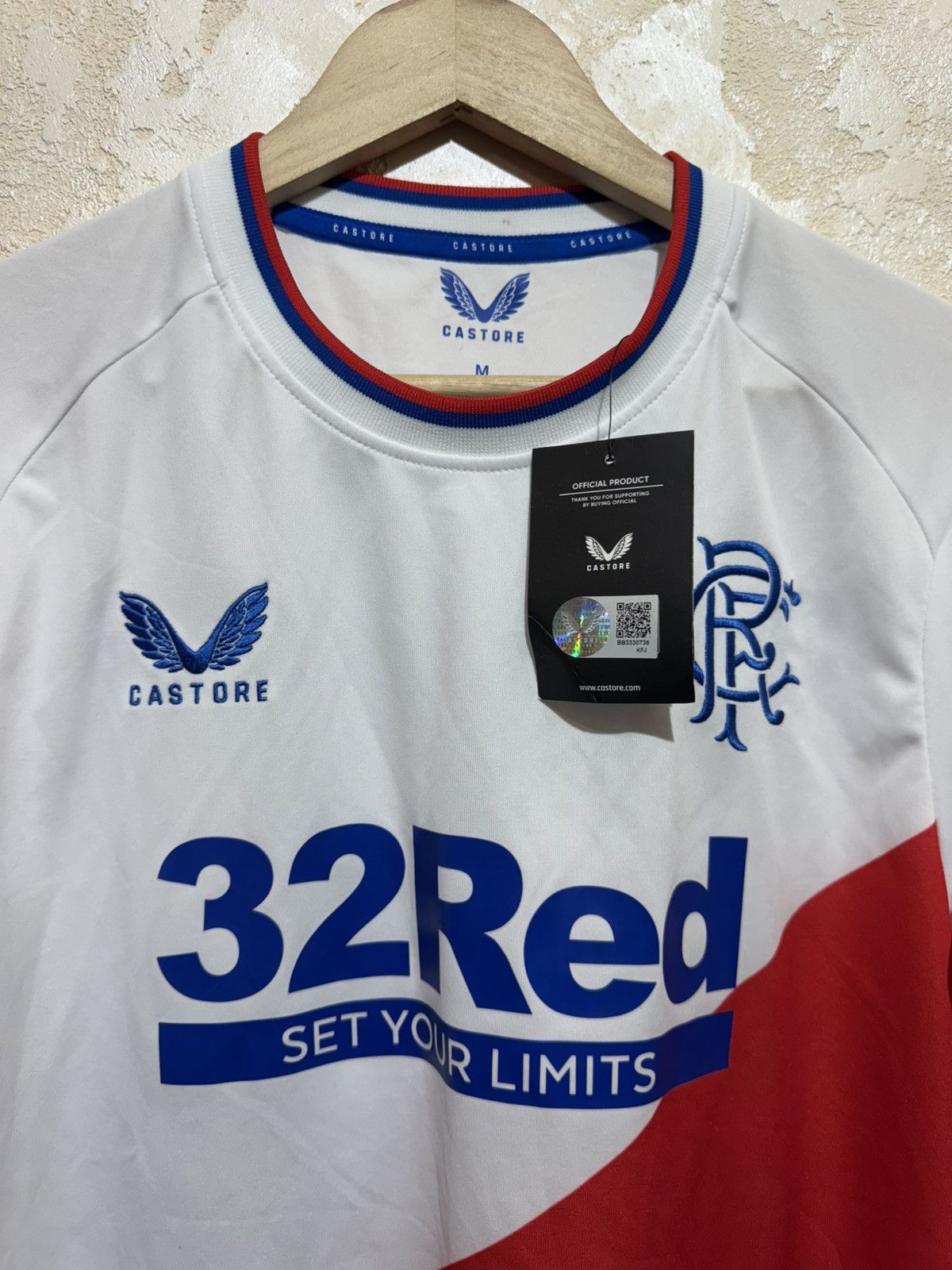 Castore Castore Rangers Authentic Away Shirt J.Wright 24 Size M NEW Size US M / EU 48-50 / 2 - 8 Thumbnail