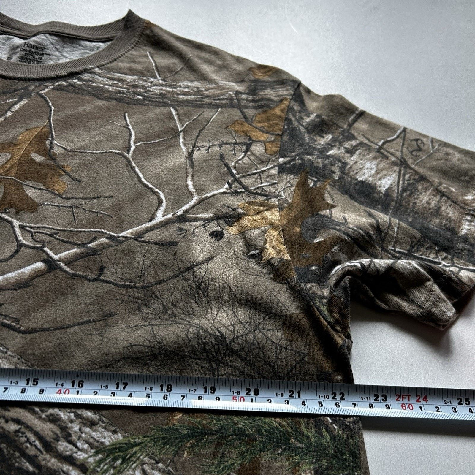 Hanes Vintage Realtree Camo T Shirt XL Y2K Camouflage Pocket Tee Size US XL / EU 56 / 4 - 4 Thumbnail
