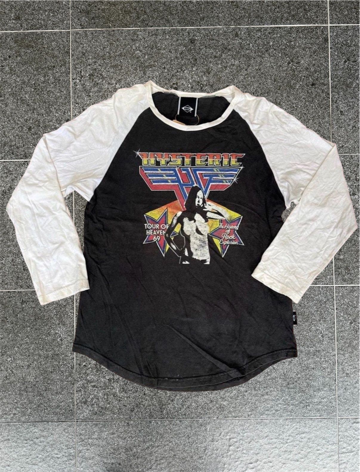 Hysteric Glamour Hysteric Glamour Van Halen Parody Raglan Tee Size US L / EU 52-54 / 3 - 1 Thumbnail