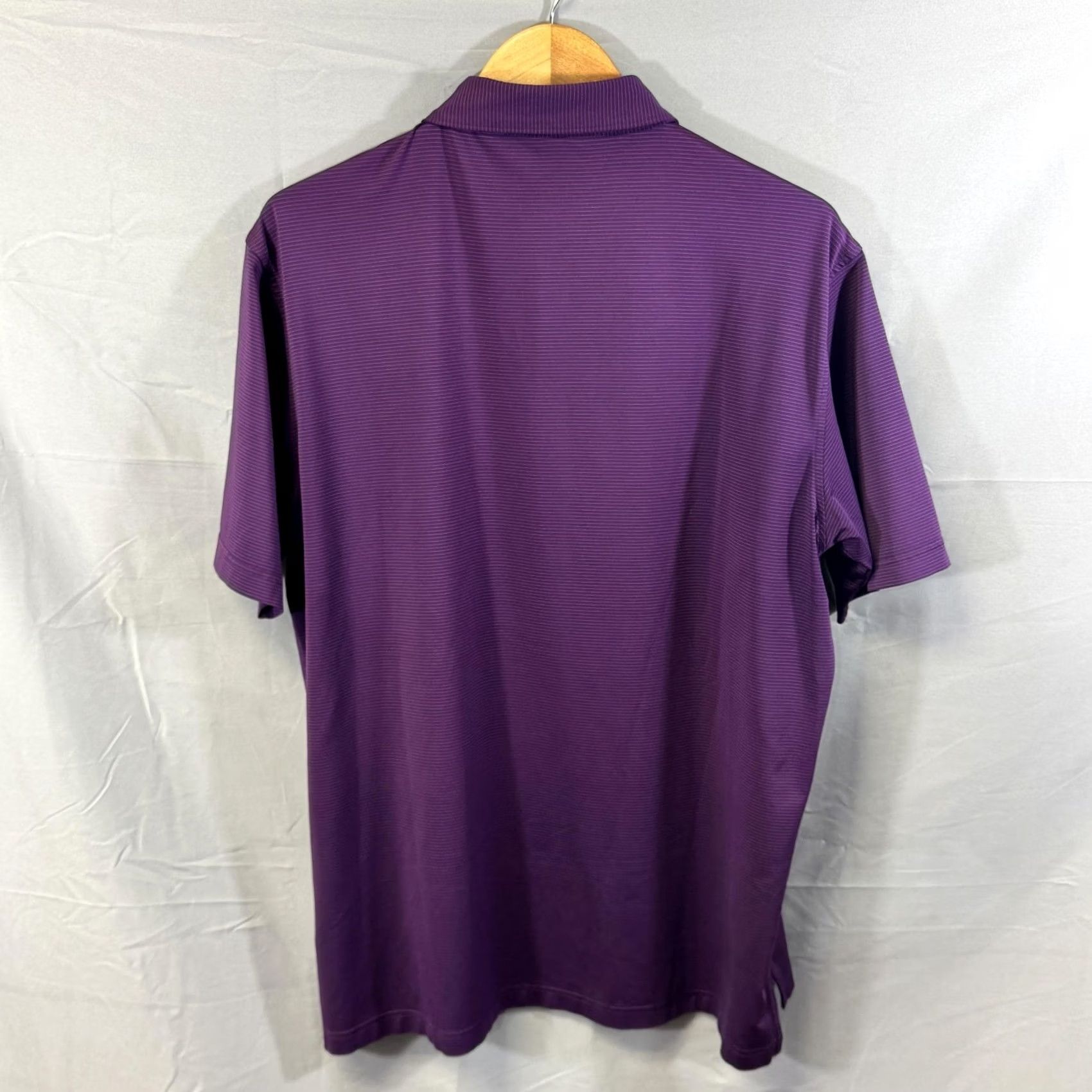 Peter Millar Peter Millar Polo Shirt Mens L Purple Striped Summer Comfort Golf Stretch Moisture Wicking Lightweight Breathable Size US L / EU 52-54 / 3 - 2 Thumbnail