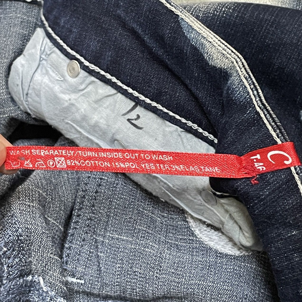 If Six Was Nine Rare Design Vintage Brand Crazy Age Flared Jeans 2000s Size US 38 / EU 54 - 13 Thumbnail