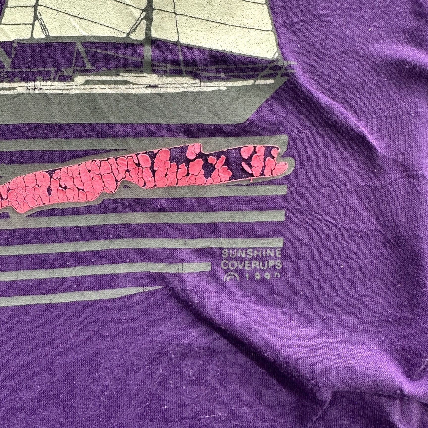 Vintage VINTAGE Florida Shirt Mens Large Sailboat Graphic Sunshine Coverups 90s Tee Size US L / EU 52-54 / 3 - 5 Thumbnail
