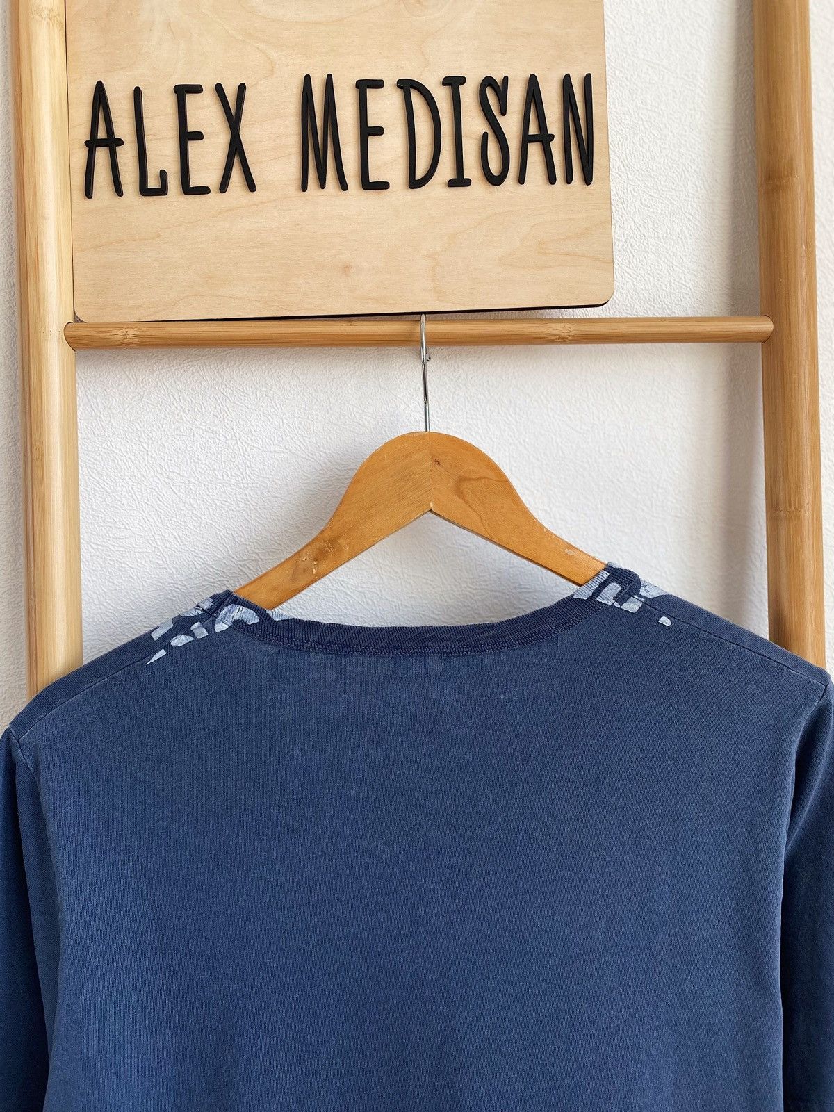 Maison Margiela MAISON MARTIN MARGIELA AIDS garment dyed v- neck t-shirt Size US M / EU 48-50 / 2 - 6 Thumbnail