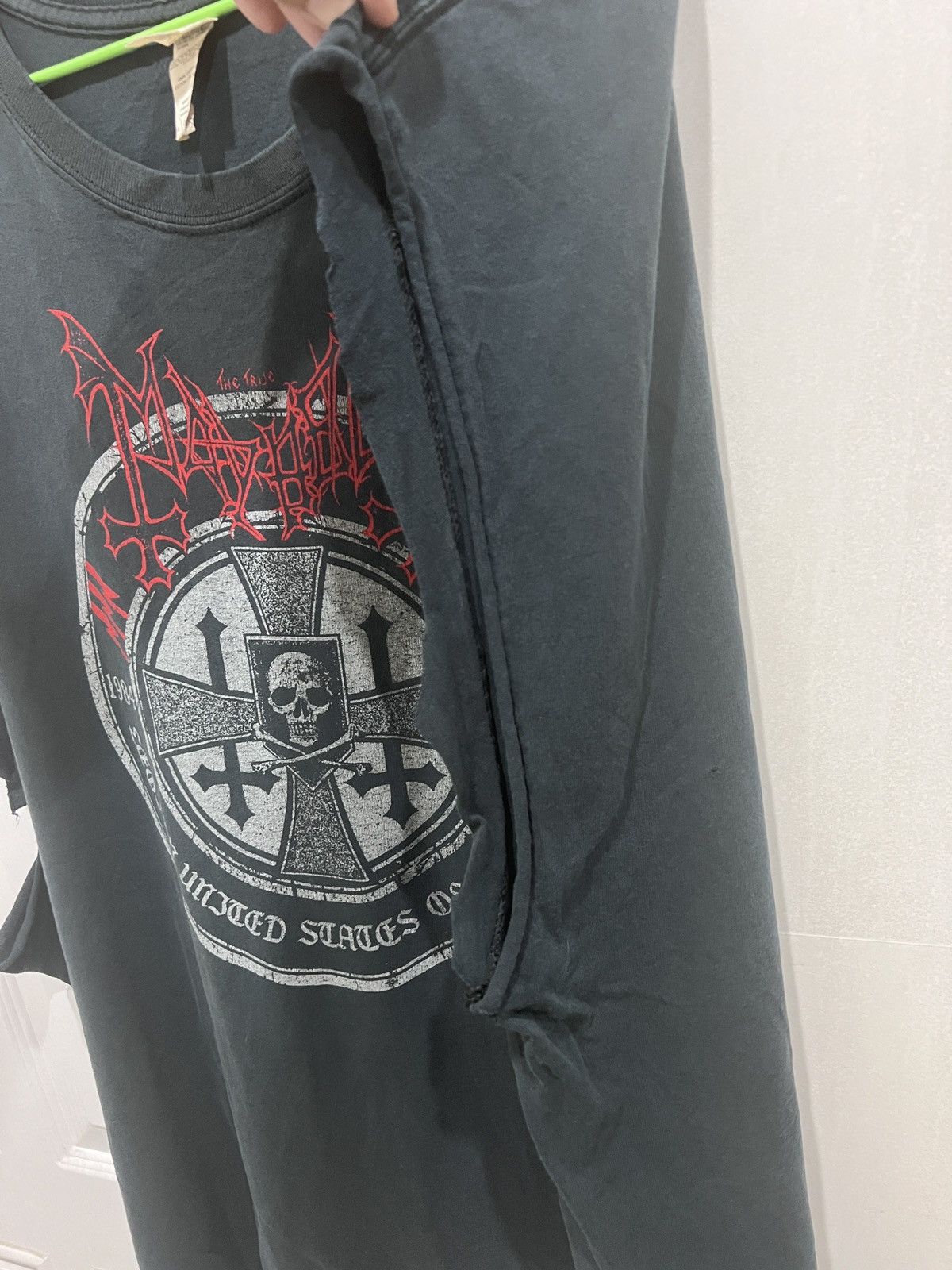 Band Tees Mayhem Black Metal Tour Tee 3XL Faded Distressed Oversized Size US XXL / EU 58 / 5 - 3 Thumbnail