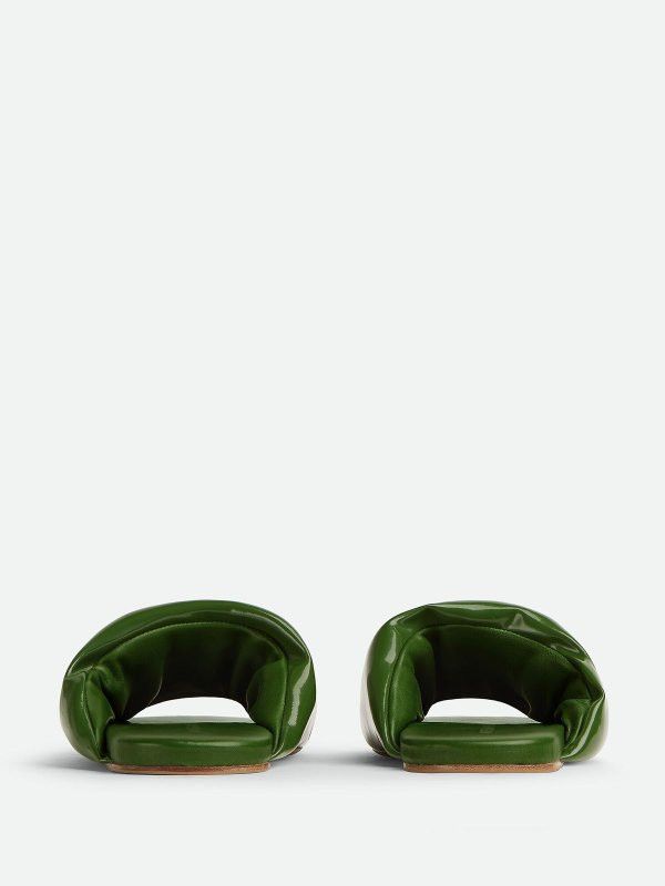 Bottega Veneta o1y0526 Slippers in Military Green Size US 7 / EU 40 - 3 Thumbnail