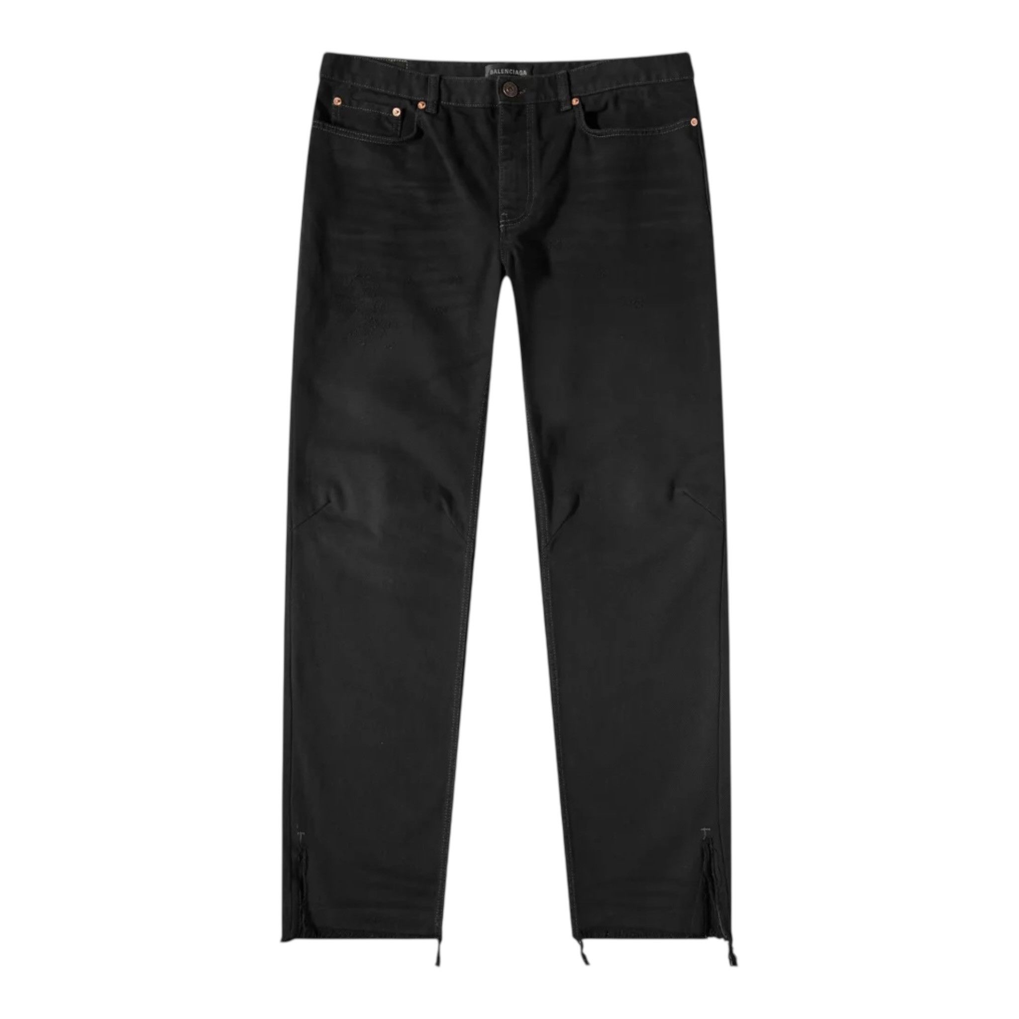 Balenciaga Frayed Edge Jeans Black Size US 30 / EU 46 - 1 Thumbnail