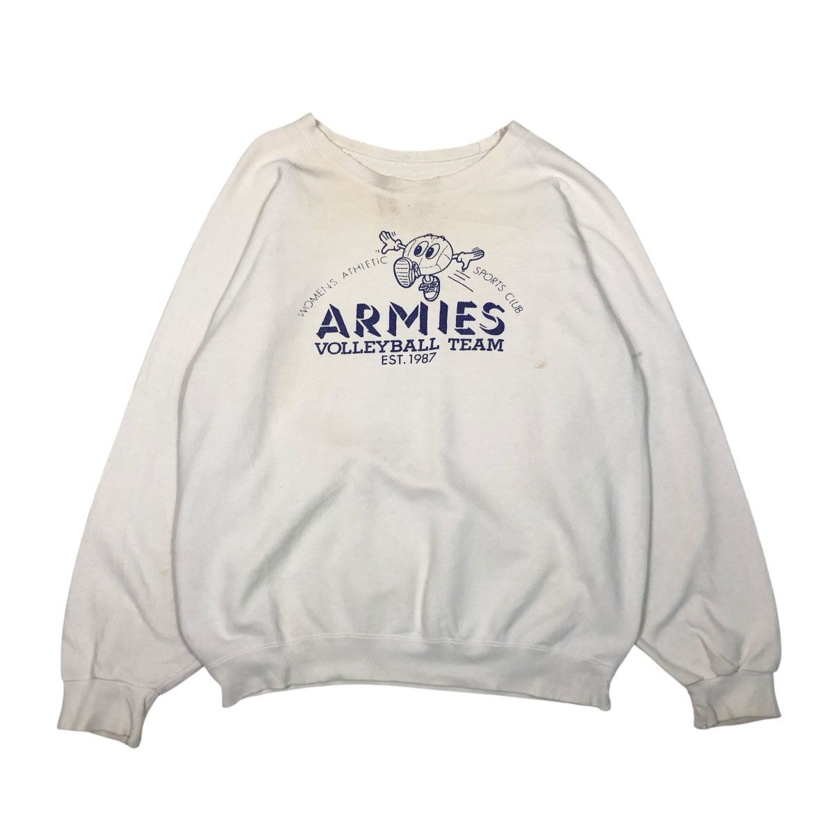 Japanese Brand 📌Vintage 1987 Armies Volleyball Team Sweatshirt Big Logo Size US M / EU 48-50 / 2 - 1 Thumbnail