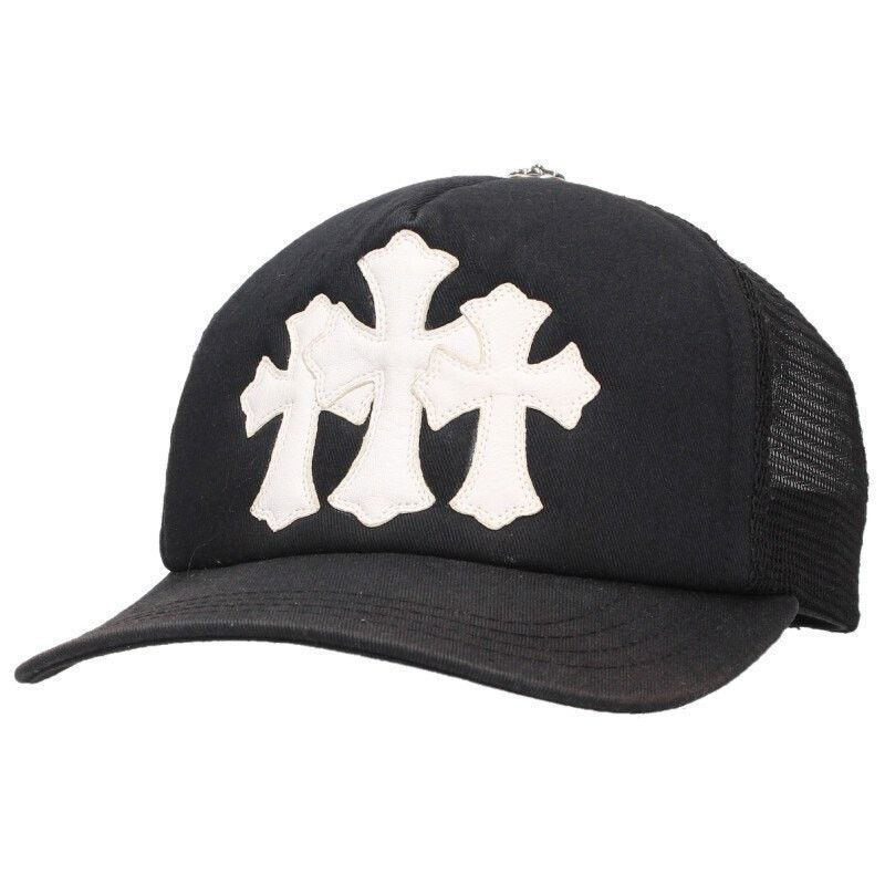 Chrome Hearts CHROME HEARTS Cemetery Leather Patch Trucker Cap Size ONE SIZE - 1 Thumbnail