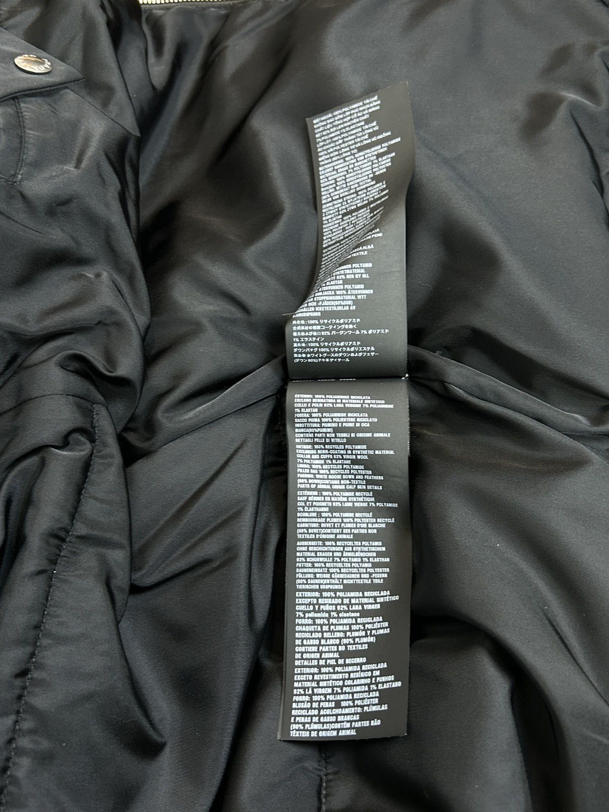 Prada Prada Re-Nylon Cropped Down Bomber Jacket Black 52 Size US L / EU 52-54 / 3 - 16 Thumbnail