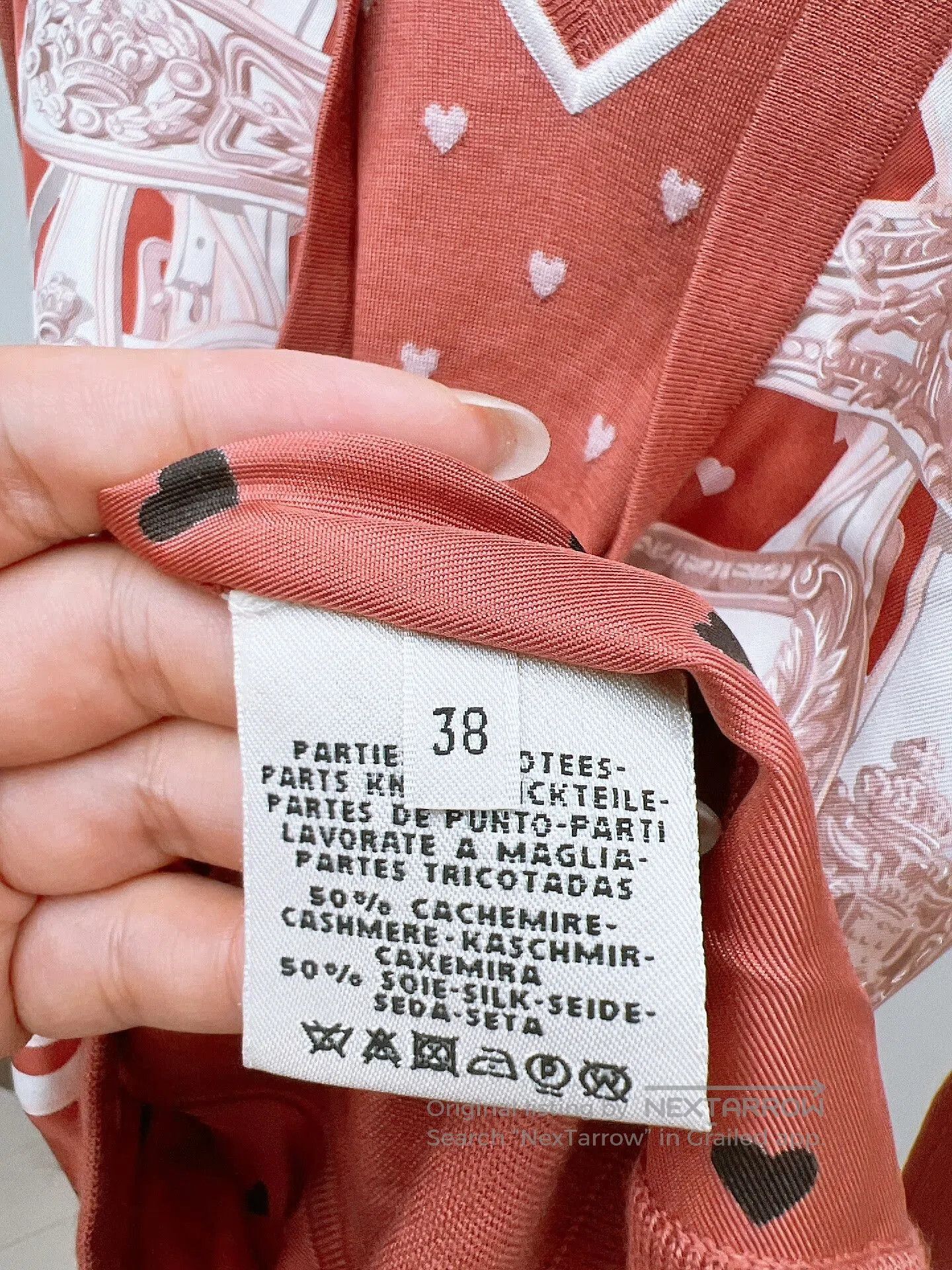 Hermes HERMES Twillaine Silk Cashmere Top. Size US S / EU 44-46 / 1 - 8 Thumbnail