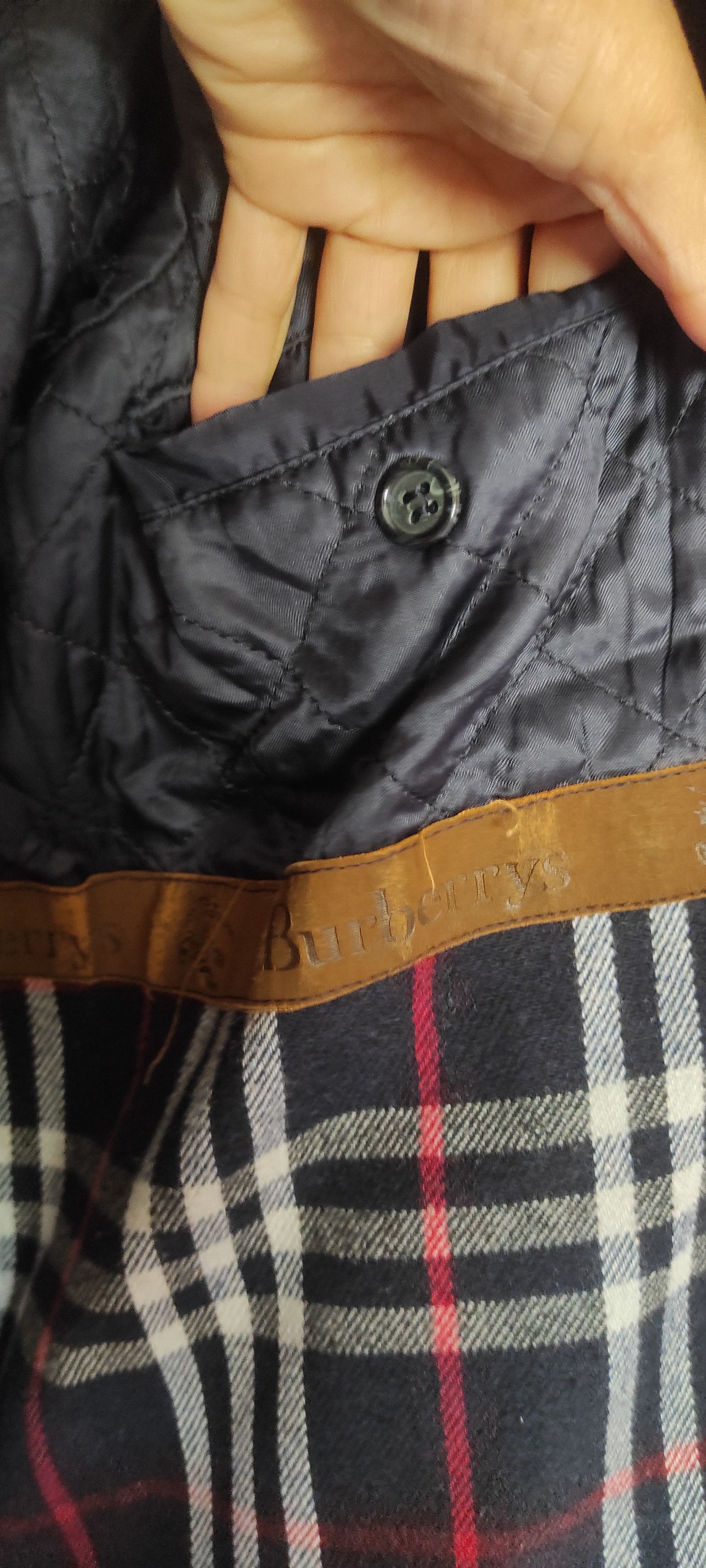 Burberry × Vintage Burberrys Mens Nova Check Wool Duffle Coat Made In Spain Size US L / EU 52-54 / 3 - 15 Thumbnail