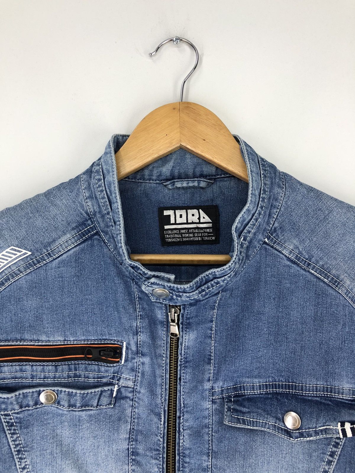 Japanese Brand Vintage Toraichi Denim Workwear Jacket Size M / US 6-8 / IT 42-44 - 6 Thumbnail