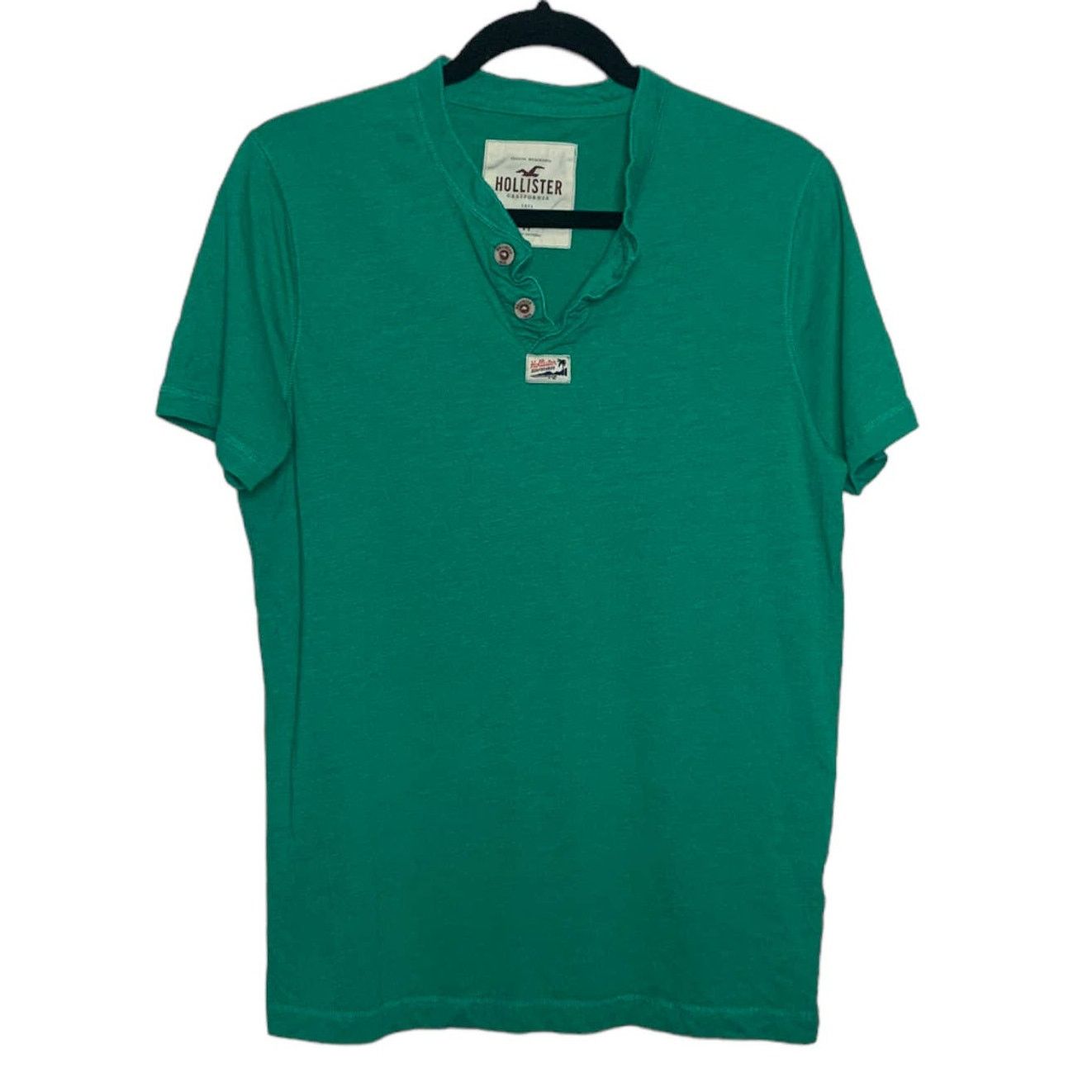 Hollister Hollister Green Short Sleeves T-Shirt Size M Size US M / EU 48-50 / 2 - 1 Thumbnail