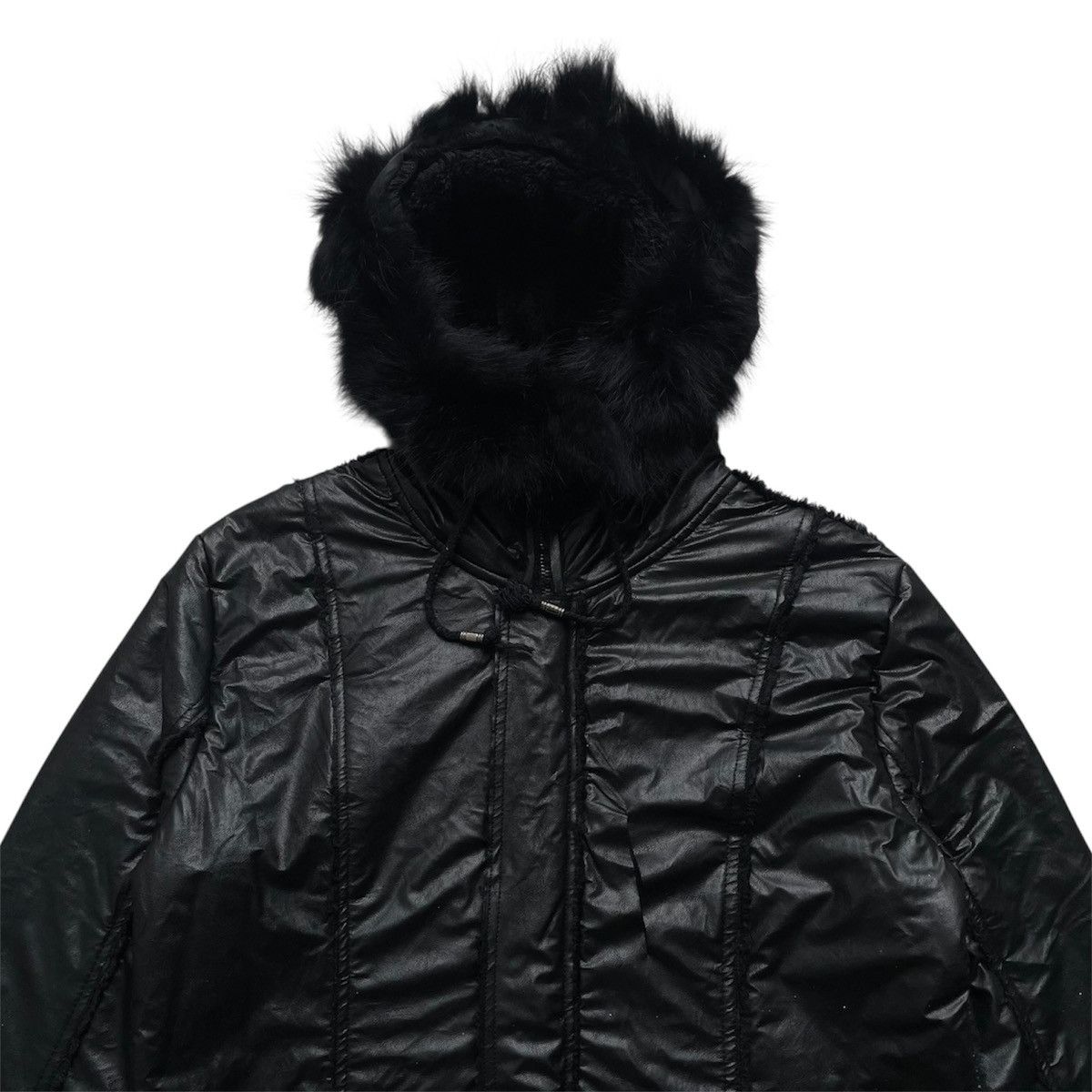 Japanese Brand Vintage Midas Faux Fur Hooded Seditionaries Punk Jacket Size US L / EU 52-54 / 3 - 4 Thumbnail