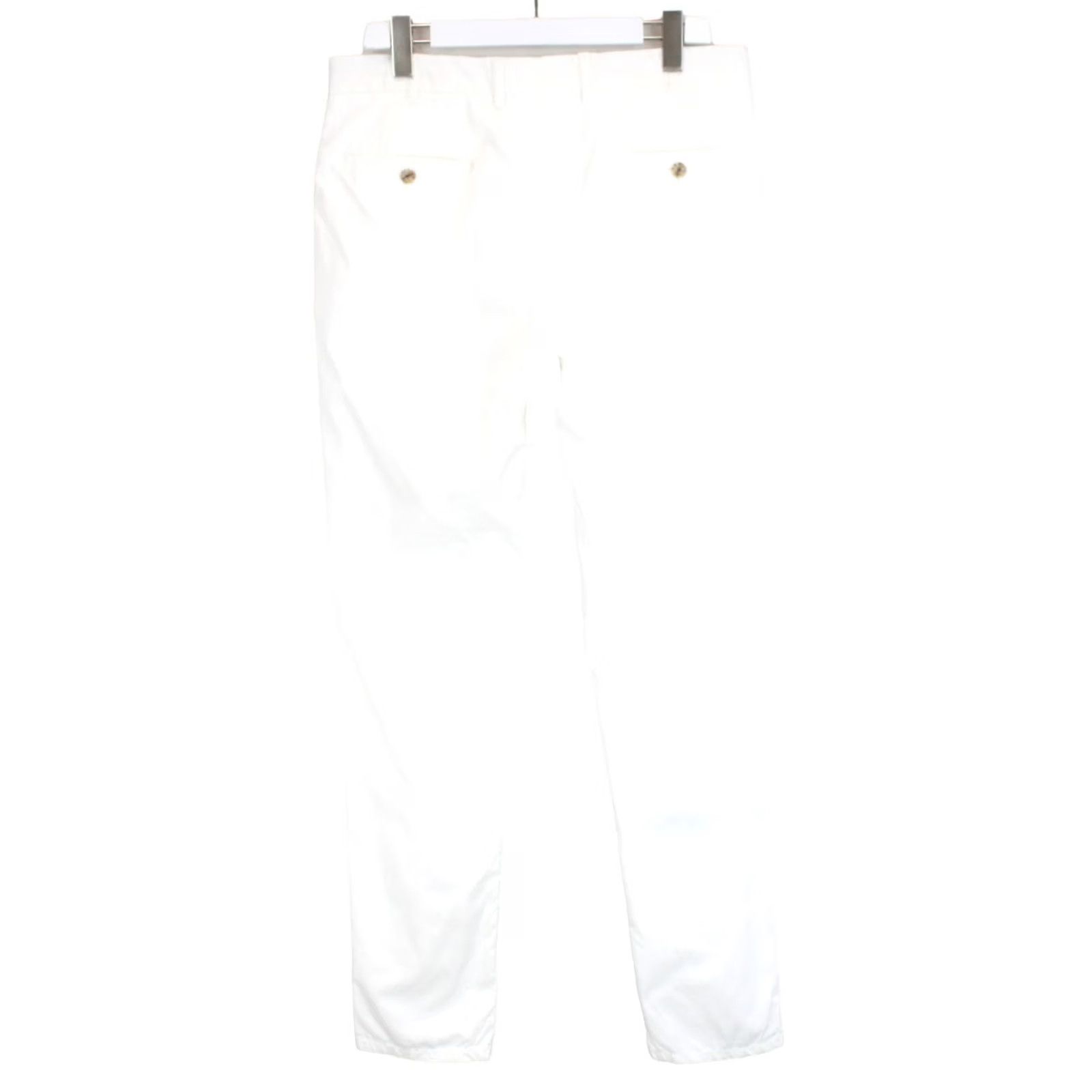 Suitsupply Suitsupply Porto Trousers Men's UK 36 Pure Cotton Chino Zip Fly White Tapered Size US 36 / EU 52 - 2 Thumbnail