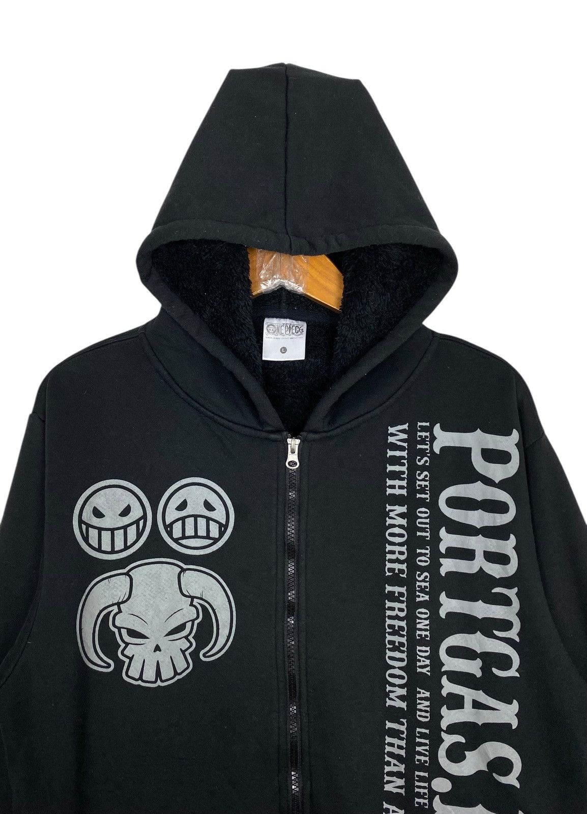 One Piece Rare‼️ One Piece Portgas D. Ace Hoodie Big Logo Size US S / EU 44-46 / 1 - 6 Thumbnail