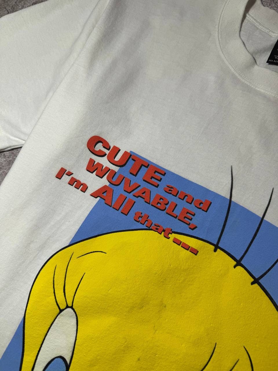 Vintage × Warner Bros Vintage 1995 Tweety Tee Looney Tunes Warner Bros. T-Shirt Size US L / EU 52-54 / 3 - 3 Thumbnail