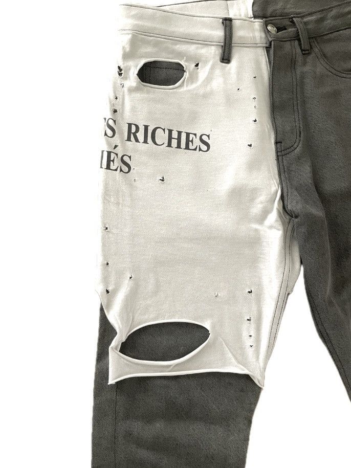Enfants Riches Deprimes Black & White Logo T-shirt Jeans Size US 32 / EU 48 - 4 Thumbnail