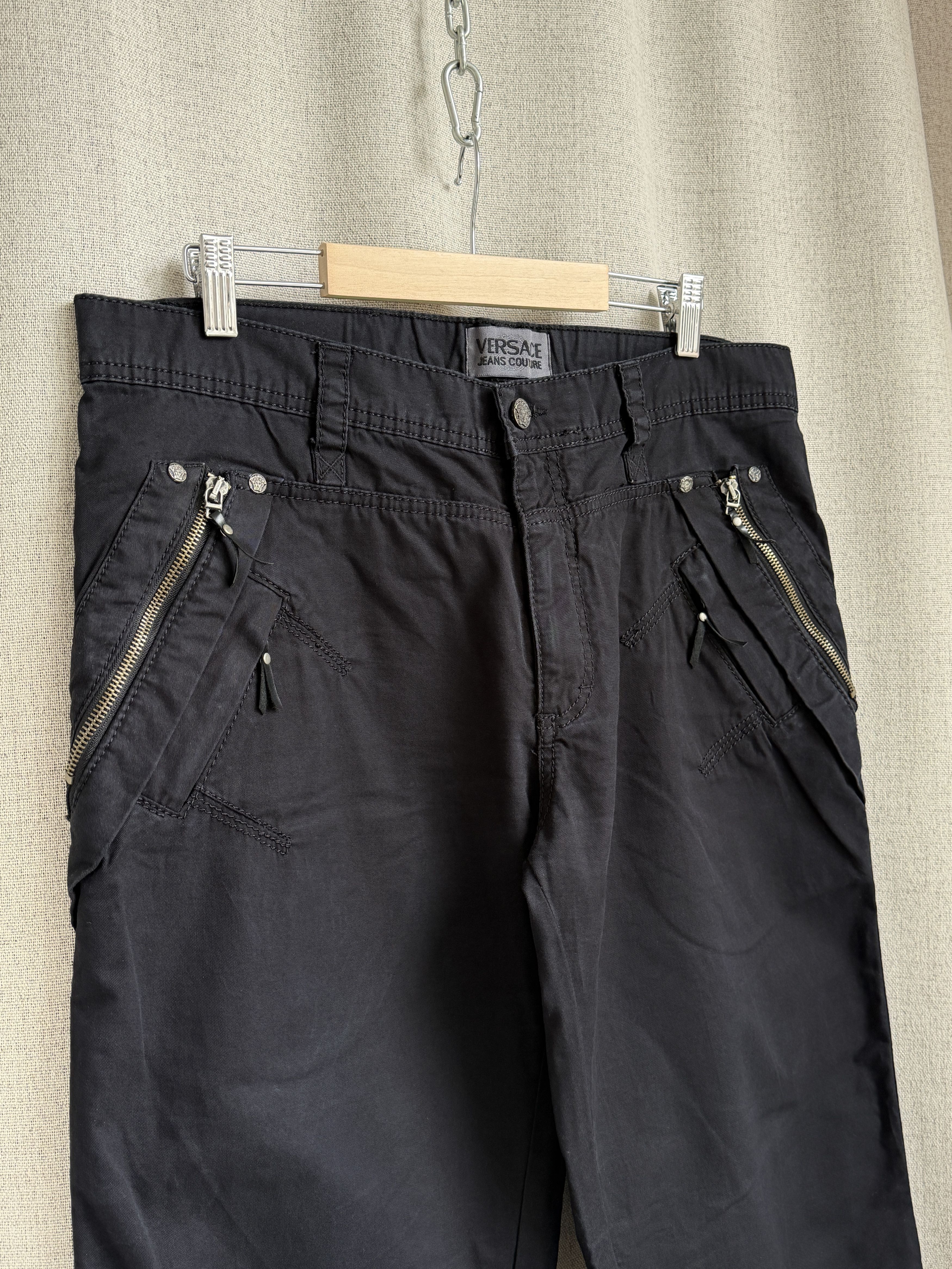 Versace Vintage y2k Versace Jeans Couture Medusa Logo Cargo Pants Size US 36 / EU 52 - 3 Thumbnail
