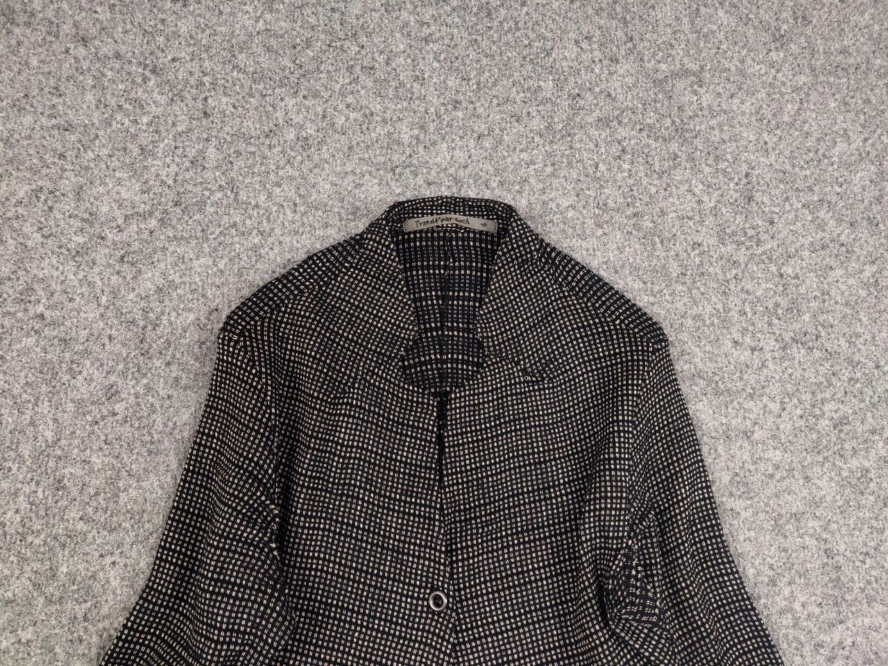 Transit Transit Par Such design Classic Black Knit Blazer Jacket Size M / US 6-8 / IT 42-44 - 8 Thumbnail