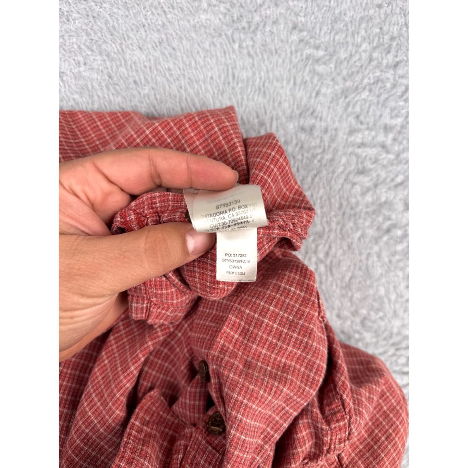 Patagonia VINTAGEPatagonia Shirt Mens XL Red Plaid Button-Up Back Step Shirt Cotton READ Size US XL / EU 56 / 4 - 6 Thumbnail