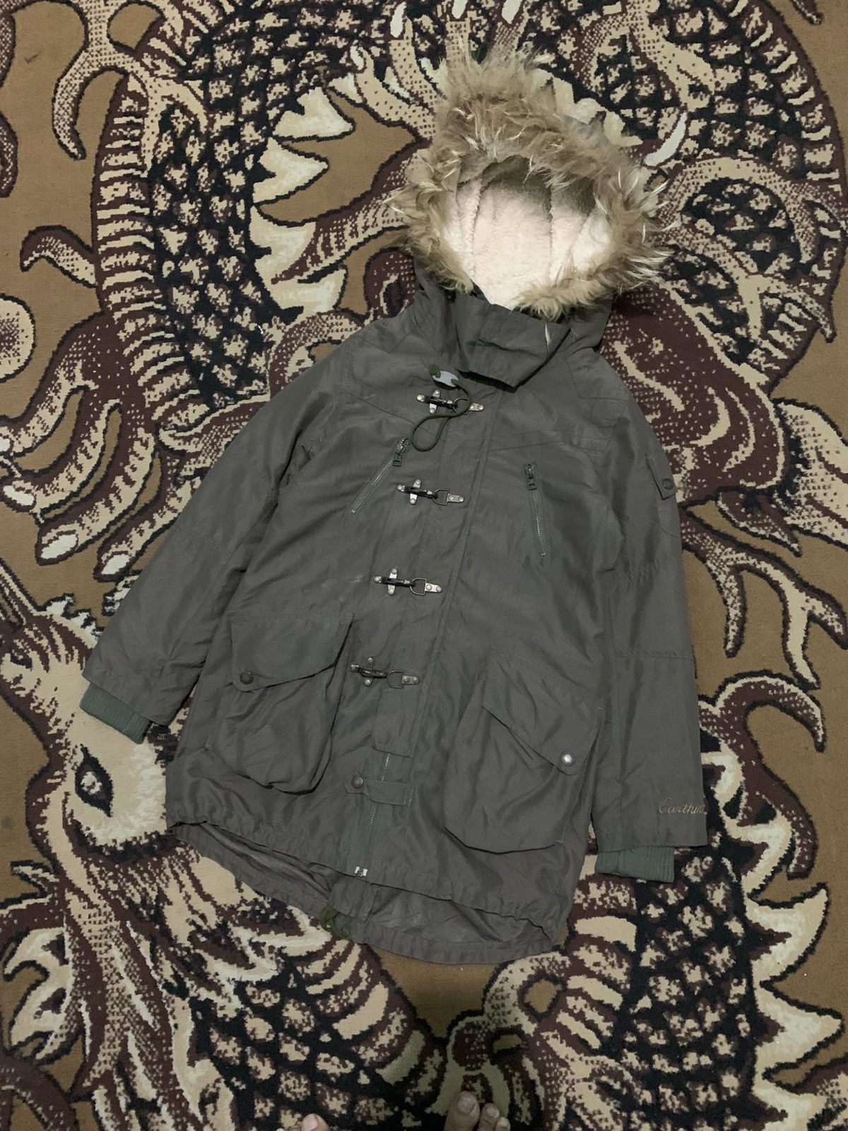 14th Addiction 2000s Earthmagic - Apocalypse Hoodie Fur Jacket Size US M / EU 48-50 / 2 - 1 Thumbnail