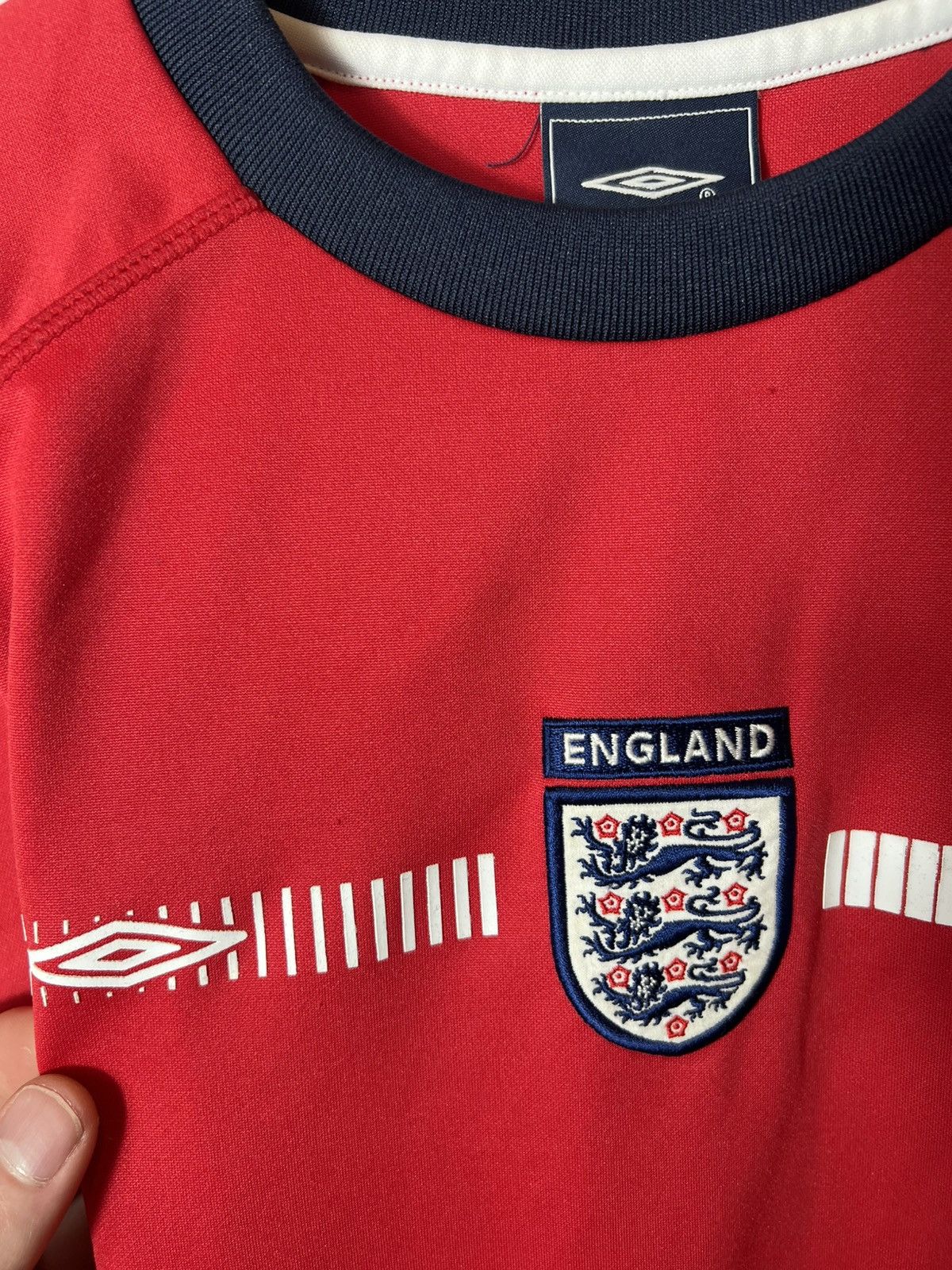 Umbro Vintage sportswear 08-09 Umbro England Soccer Football Tee Size US L / EU 52-54 / 3 - 3 Thumbnail