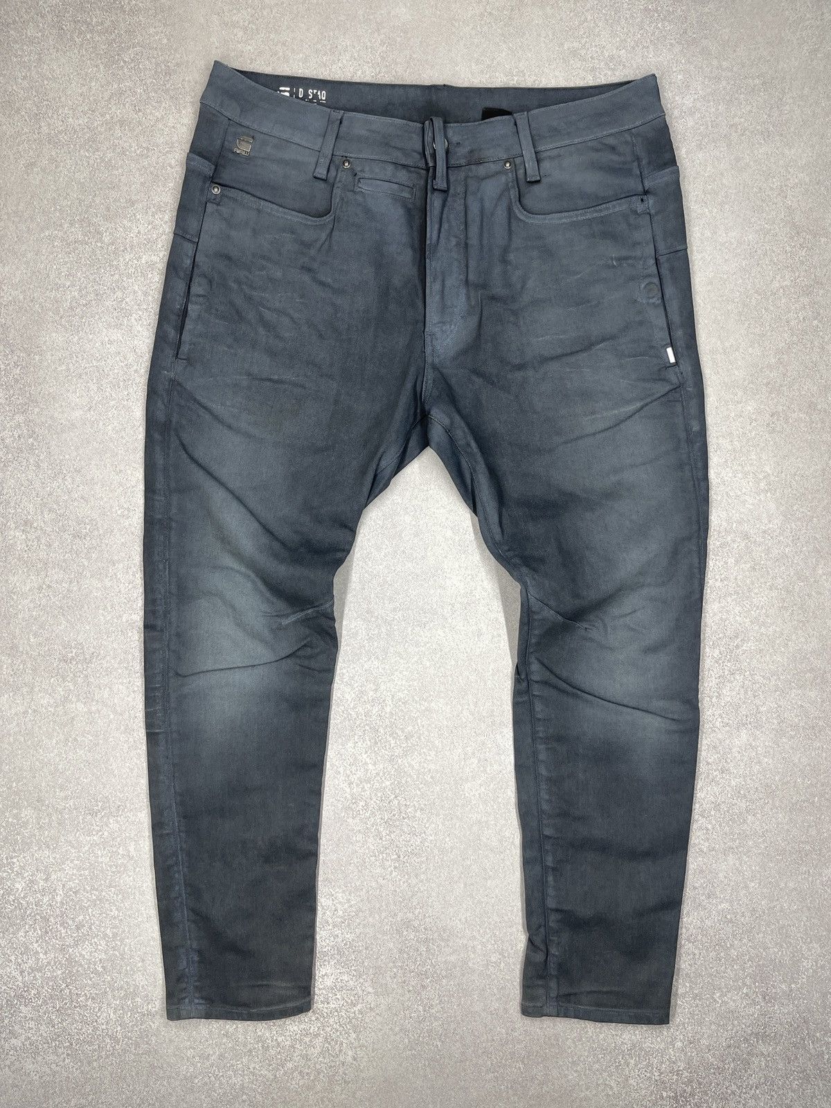 G-Star Mens G Star Raw D-Staq 3D Denim Jeans Multipocket Size 34x30 Size US 34 / EU 50 - 7 Thumbnail