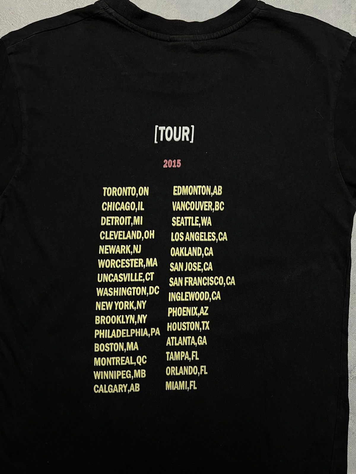 Band Tees Travis Scott Tee 2015 U.S.A Tour Tshirt Vintage y2k Rap Hype Size US M / EU 48-50 / 2 - 6 Thumbnail