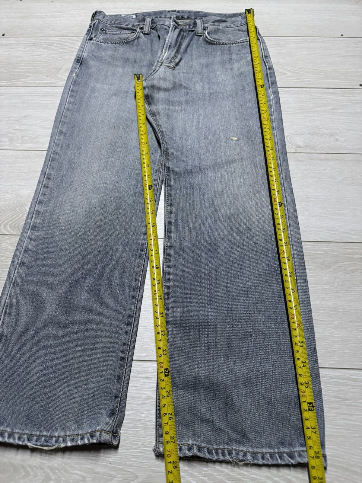 Edwin Vintage Edwin 403 Denim Distressed Loose Jeans Size US 32 / EU 48 - 15 Thumbnail
