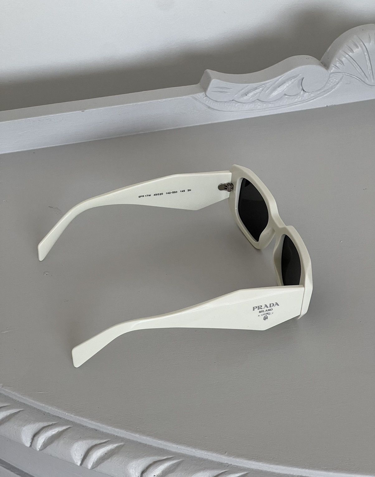 Prada Prada Logo Sunglasses SPR 17W Size ONE SIZE - 7 Thumbnail