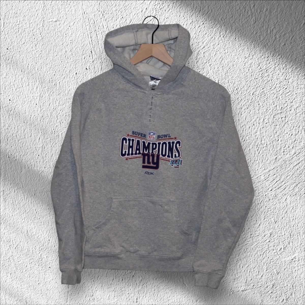 Reebok × Vintage Vintage 2007 New York Giants Super Bowl 38 Reebok Hoodie Size US M / EU 48-50 / 2 - 1 Thumbnail