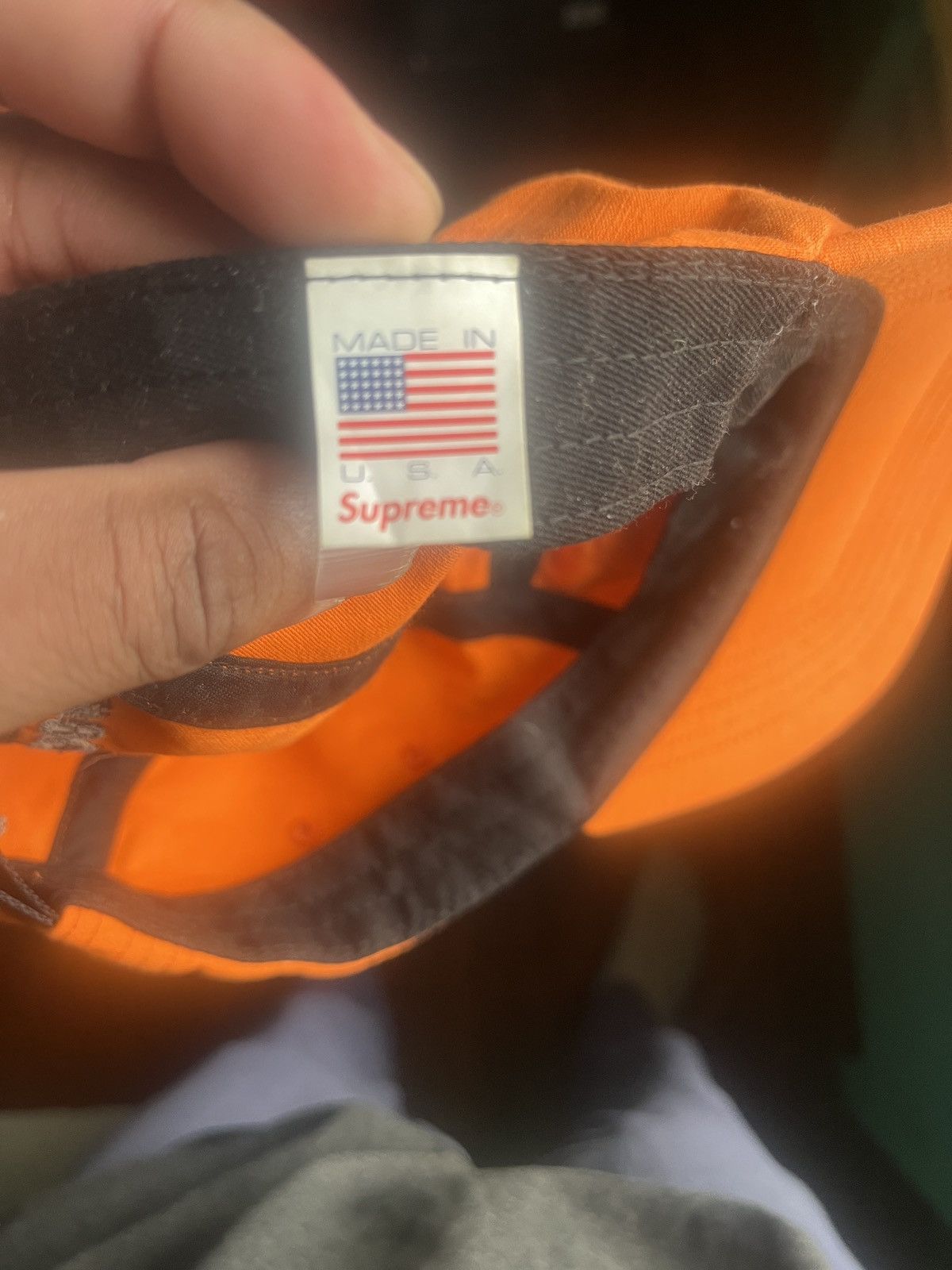 Other Orange Supreme Military Camp Hat Size ONE SIZE - 5 Thumbnail