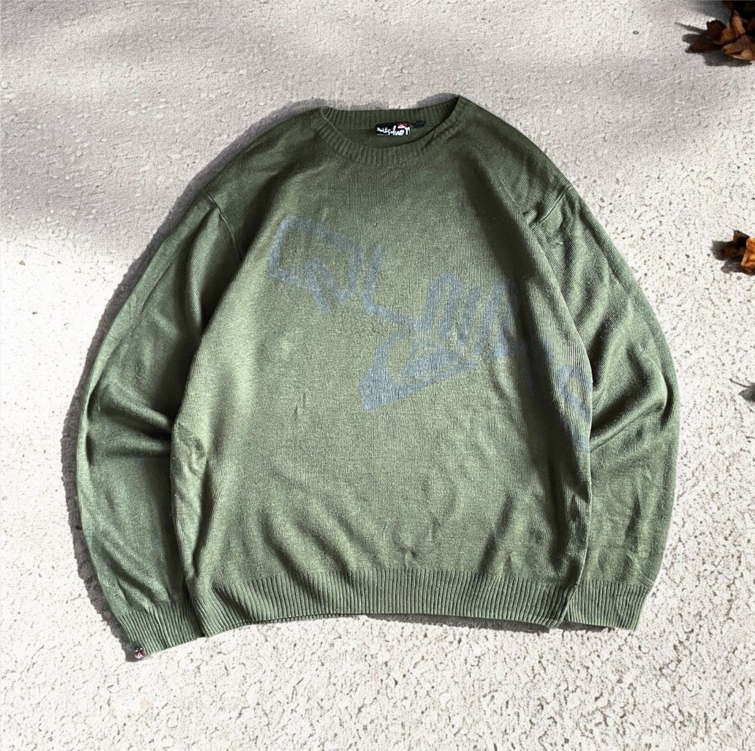 Quiksilver × Vintage Vintage y2k quicksilver knit sweater surf avantgarde opium Size US L / EU 52-54 / 3 - 1 Thumbnail